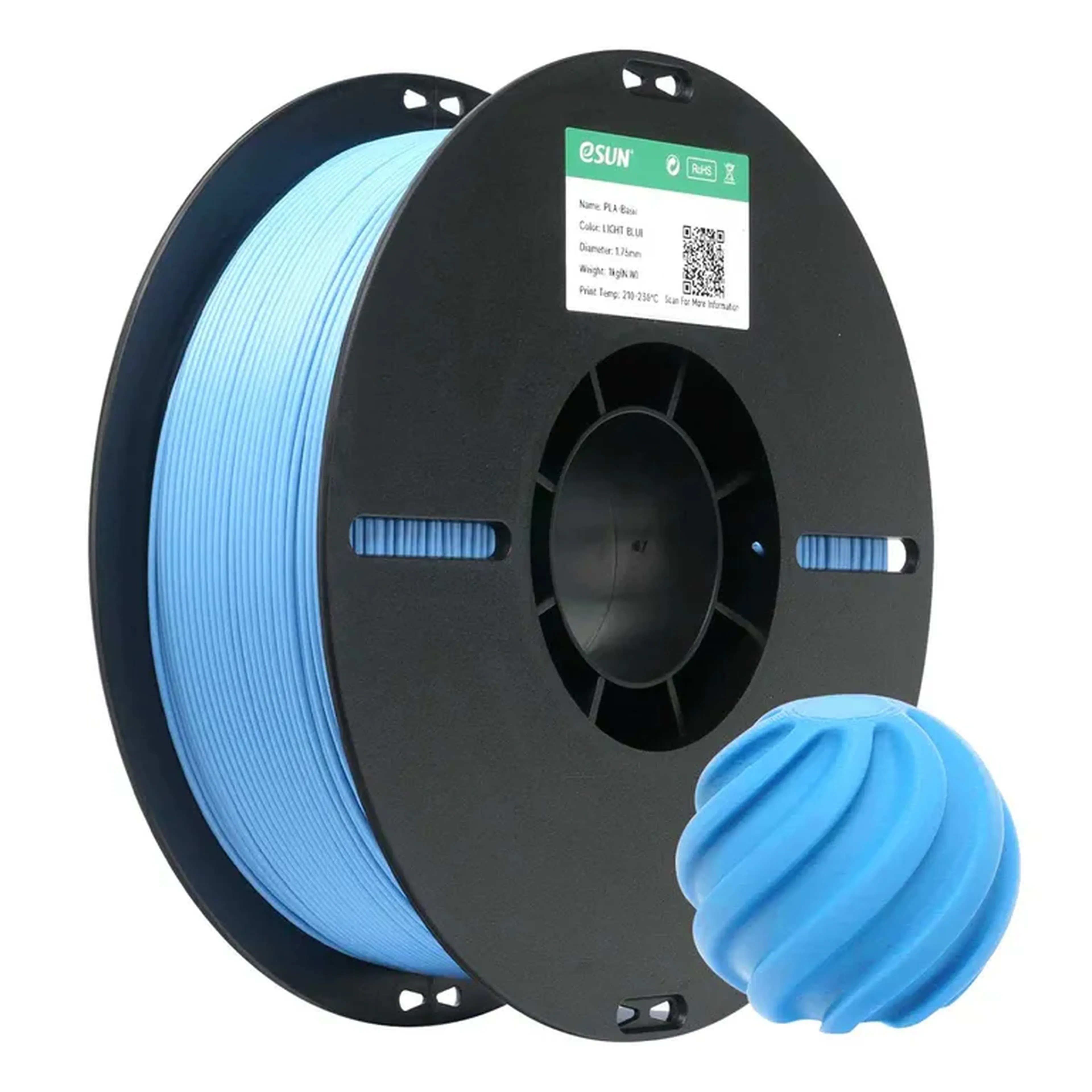 PLA Basic Azul Claro 1kg Esun imagem