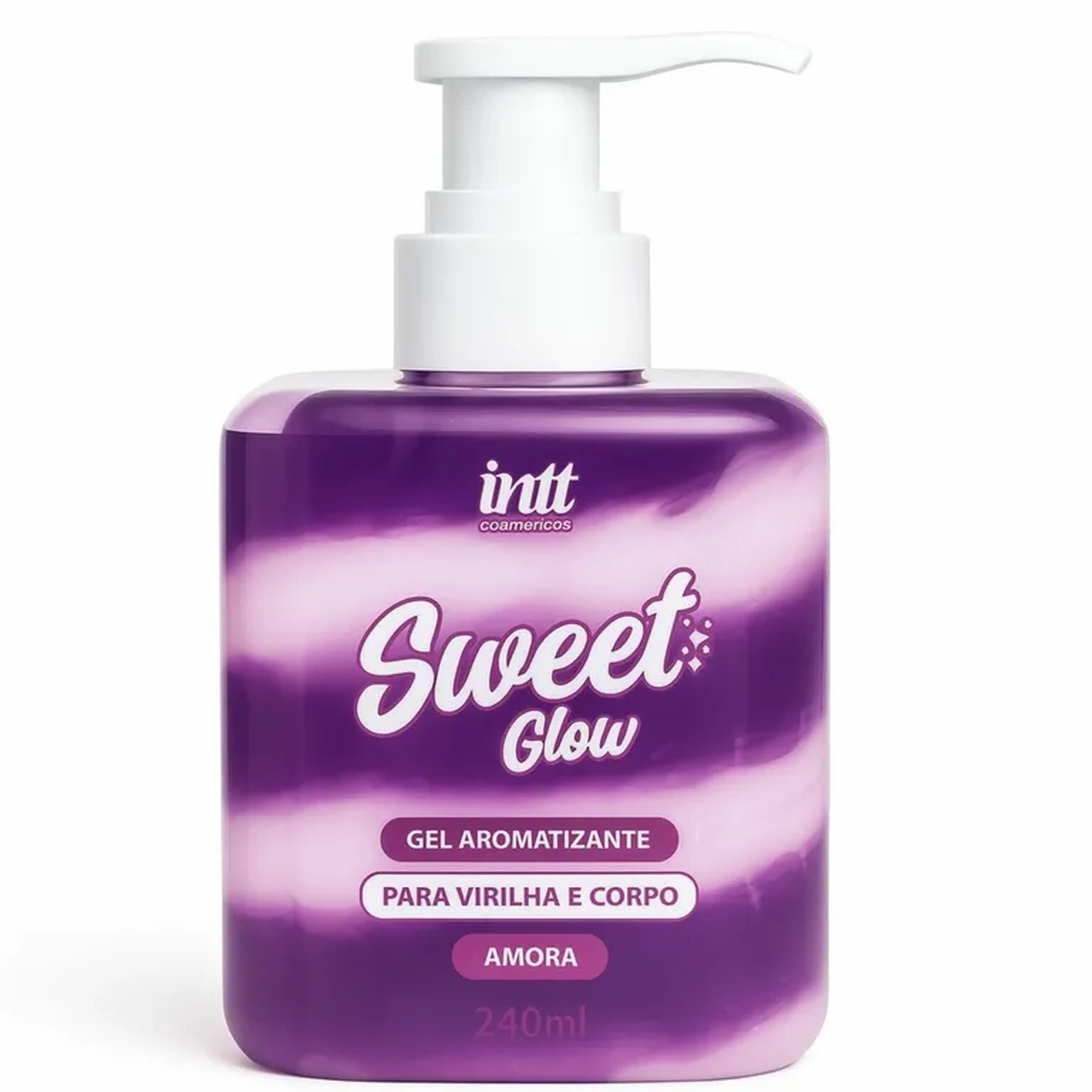 Sweet Glow Gel Aromatizante Para Virilha E Corpo 240Ml Intt imagem