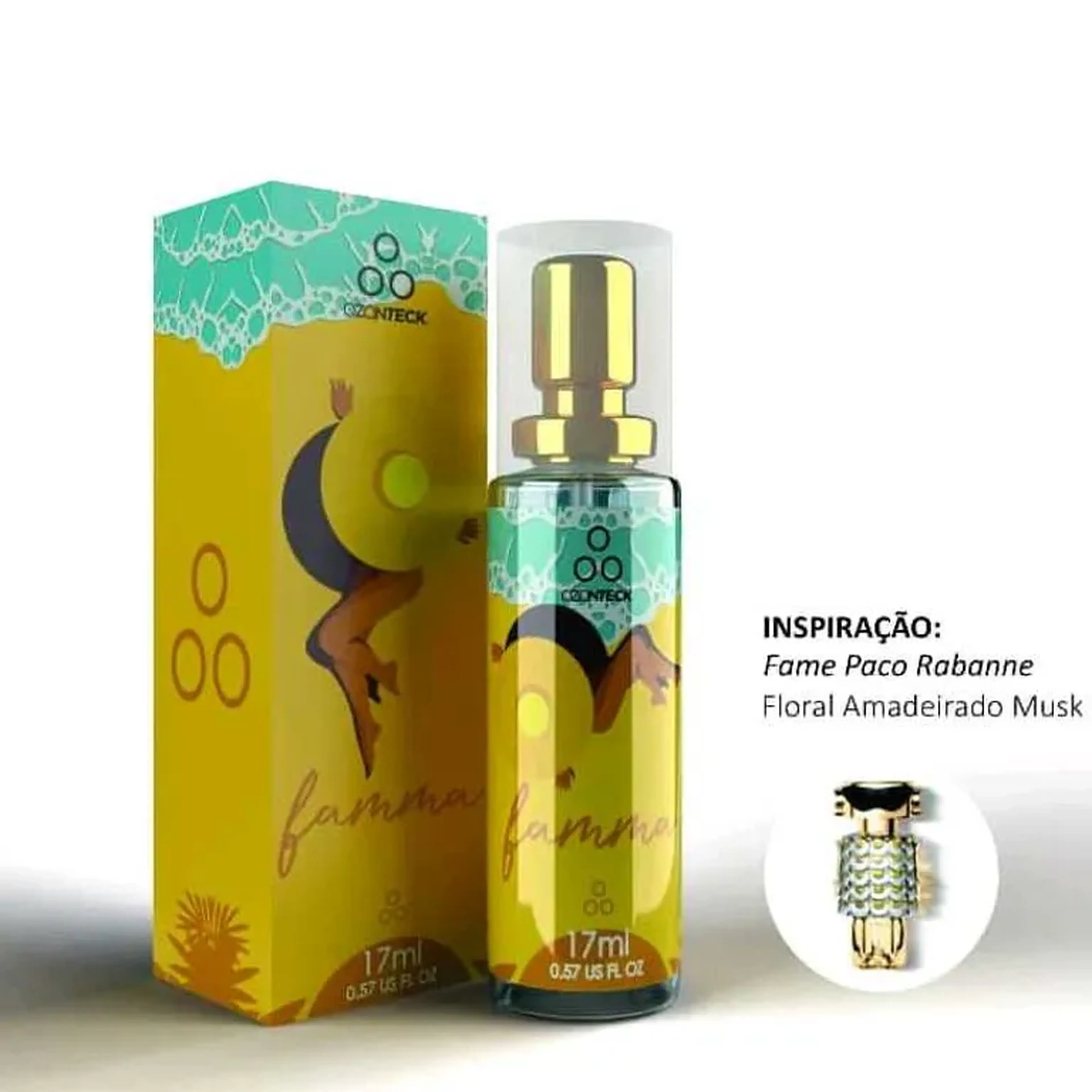PARFUM FAMMA 17ML Inspirado no Fame Pago Rabanne imagem