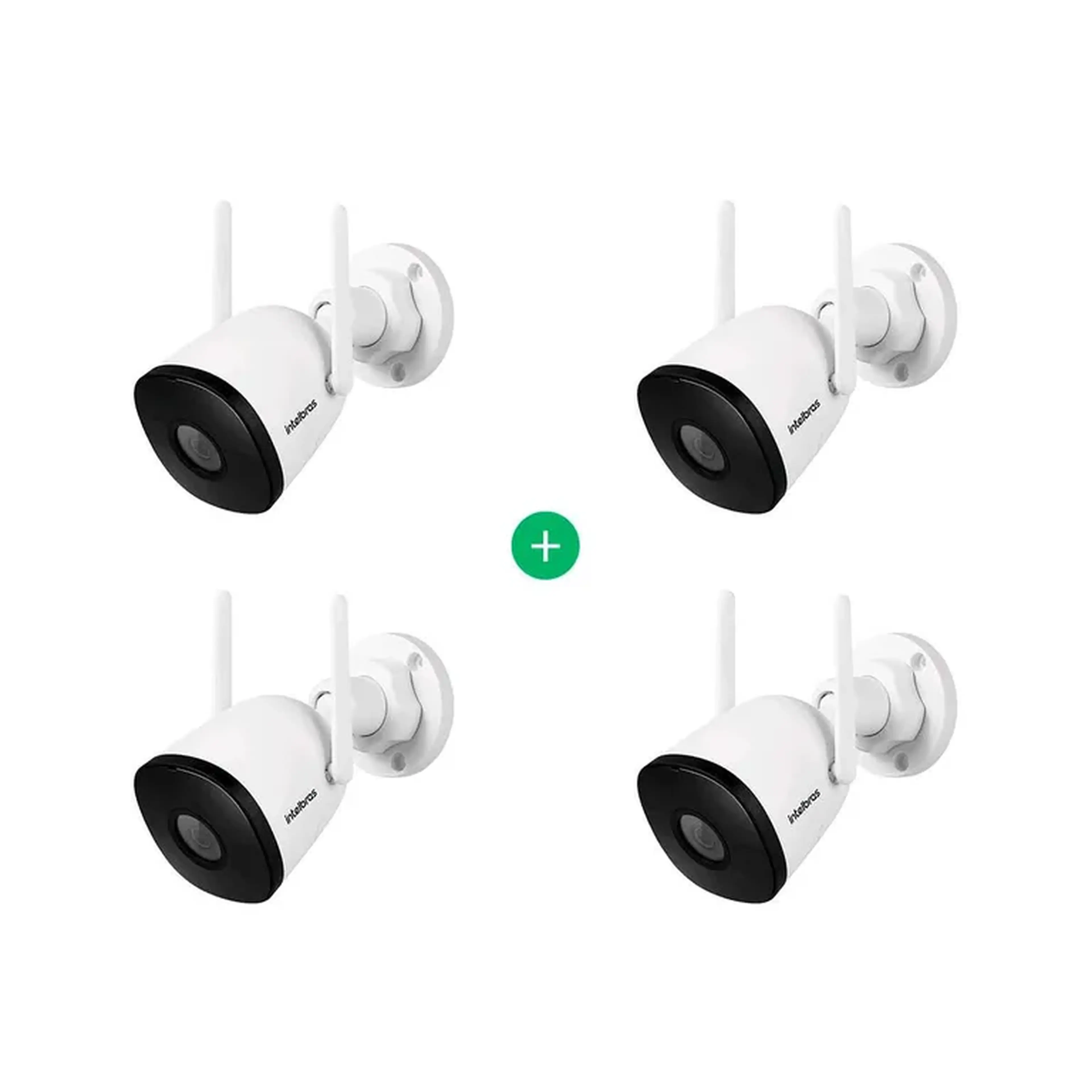 Kit Câmera Externa Inteligente Intelbras IM5 S imagem