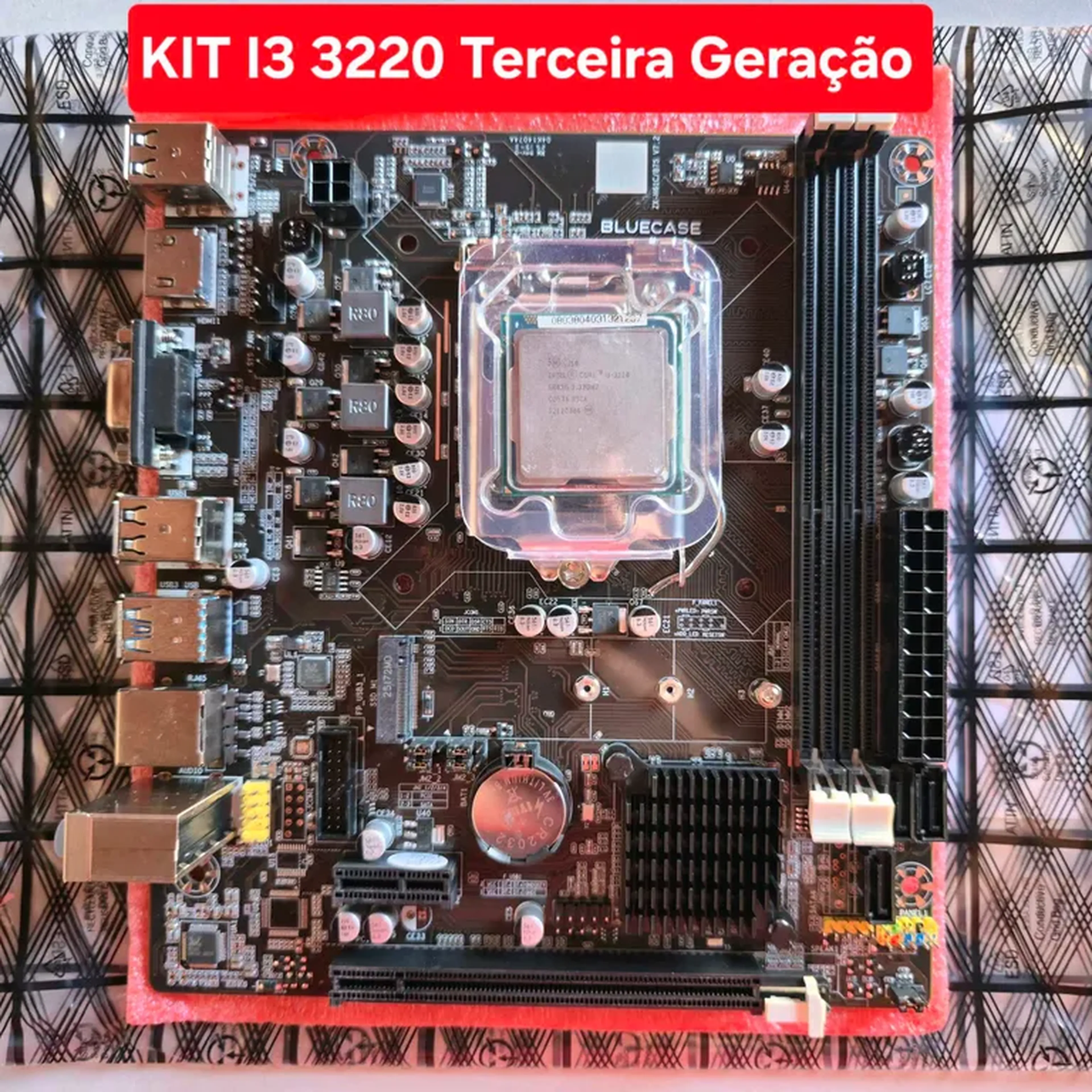 KIT I3 3220 Terceira Geração, Placa Mãe ➕ Processador imagem