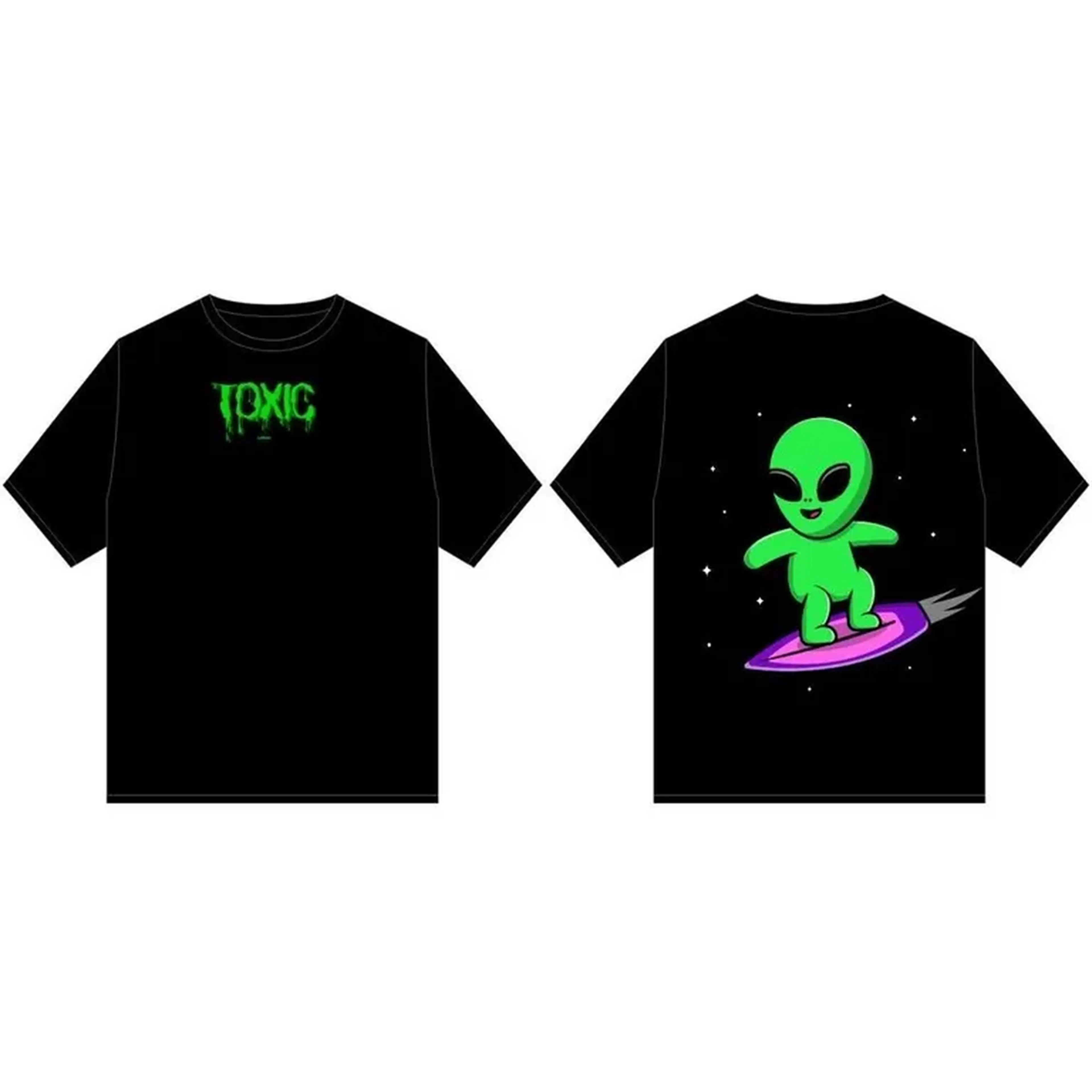 Camisa Oversized Alien Waves imagem