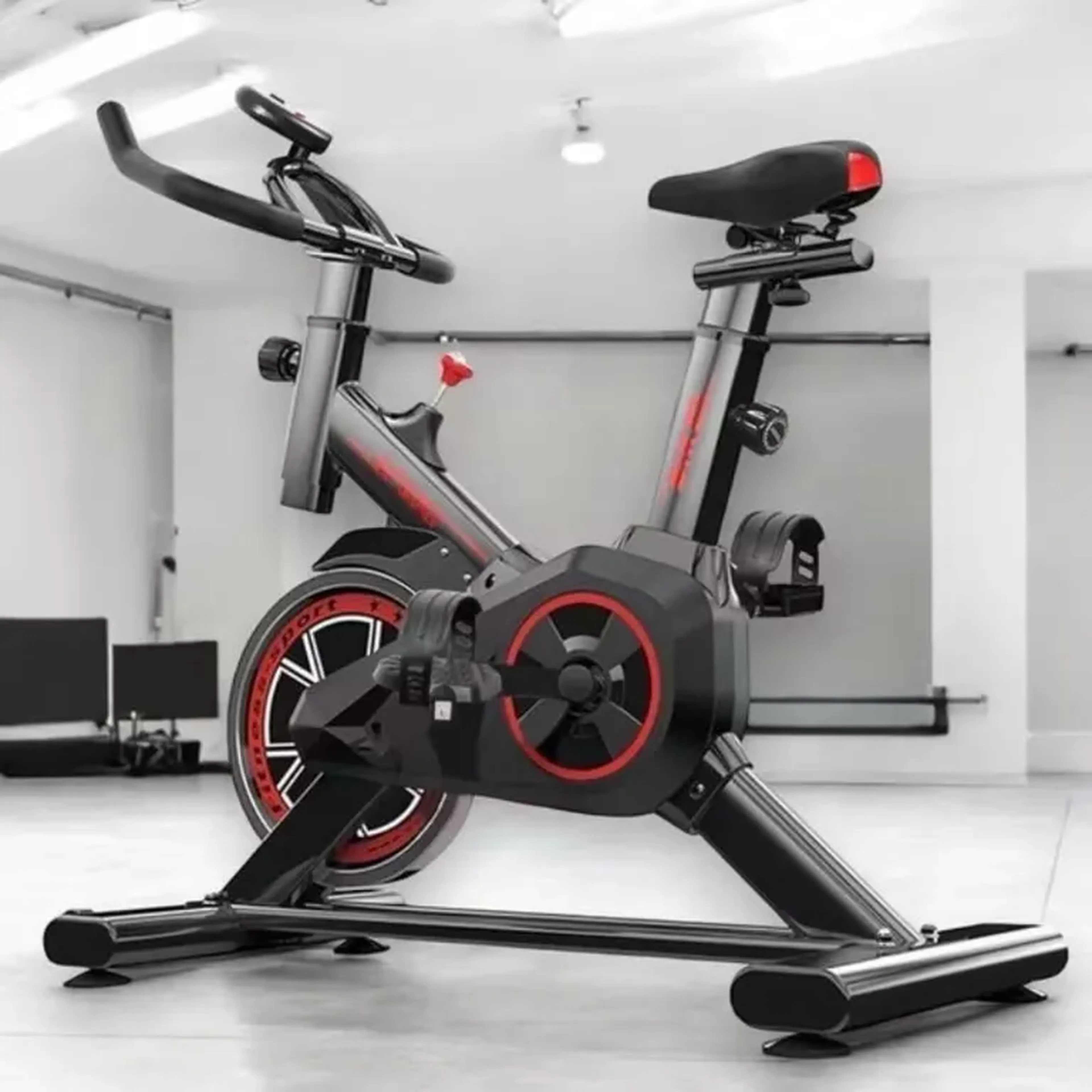 ￼Bicicleta Spinning Ergométrica Sport Suporta até 120kg imagem