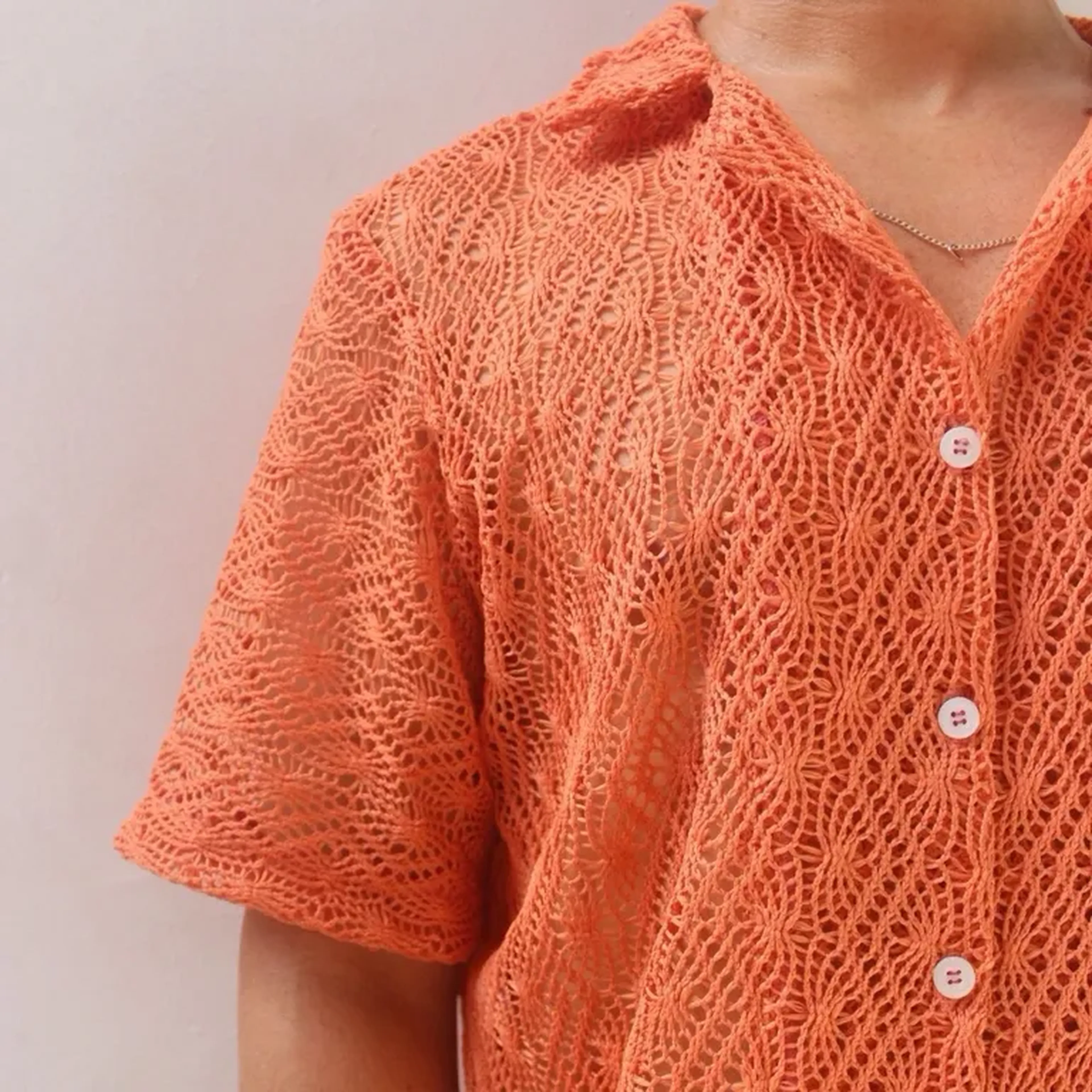Camisa ANTÔNIO • Coral imagem