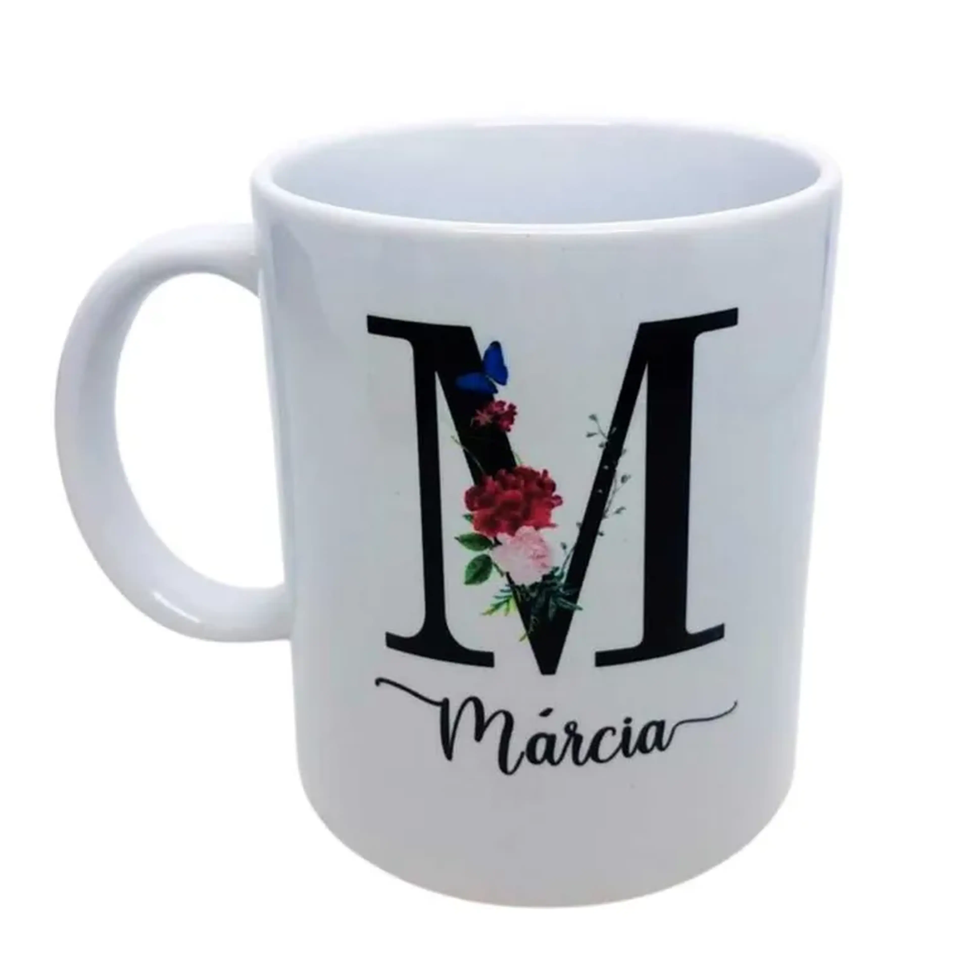 Caneca Personalizada Branca Tradicional imagem