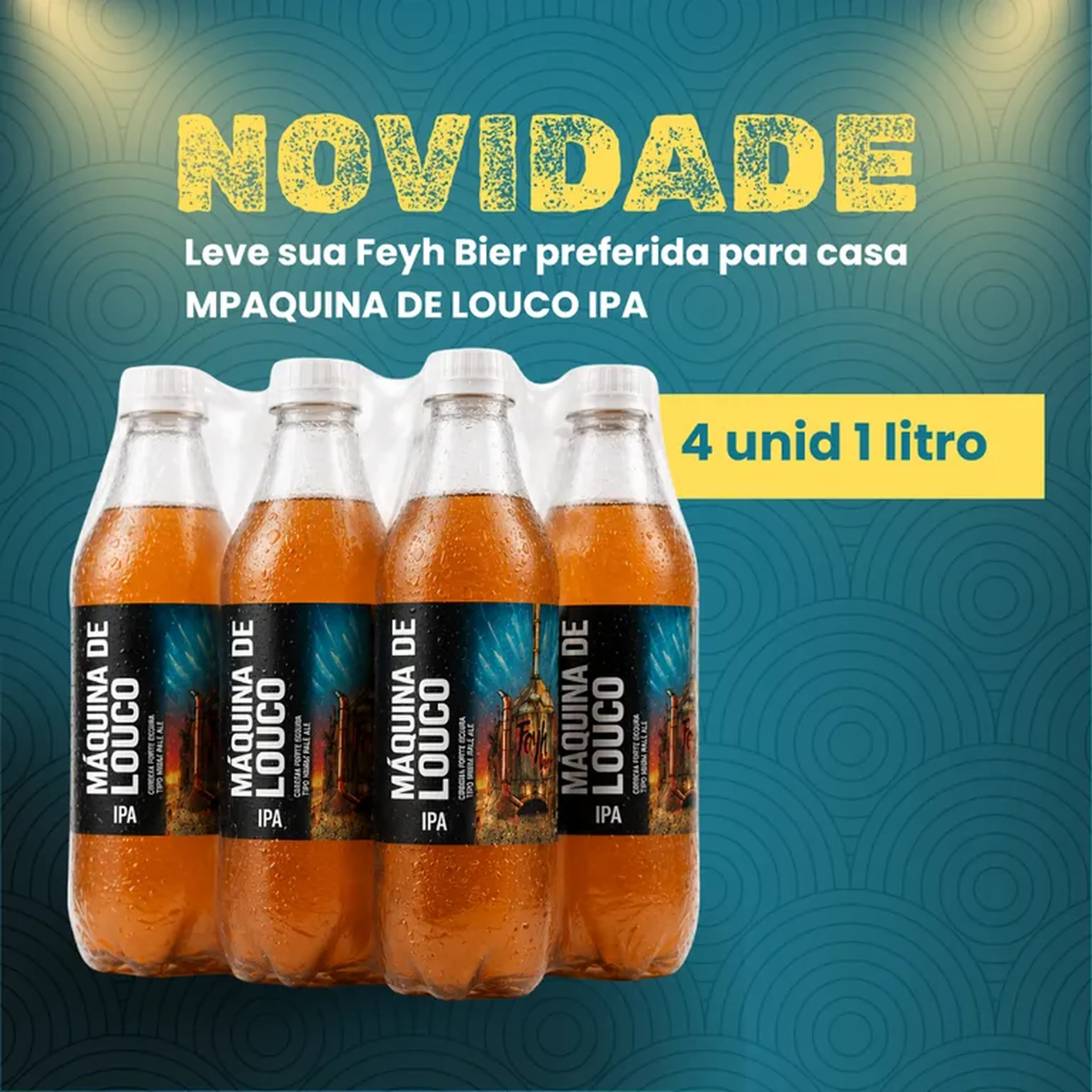 Pack Maquina de Louco - IPA - 1 Lt imagem