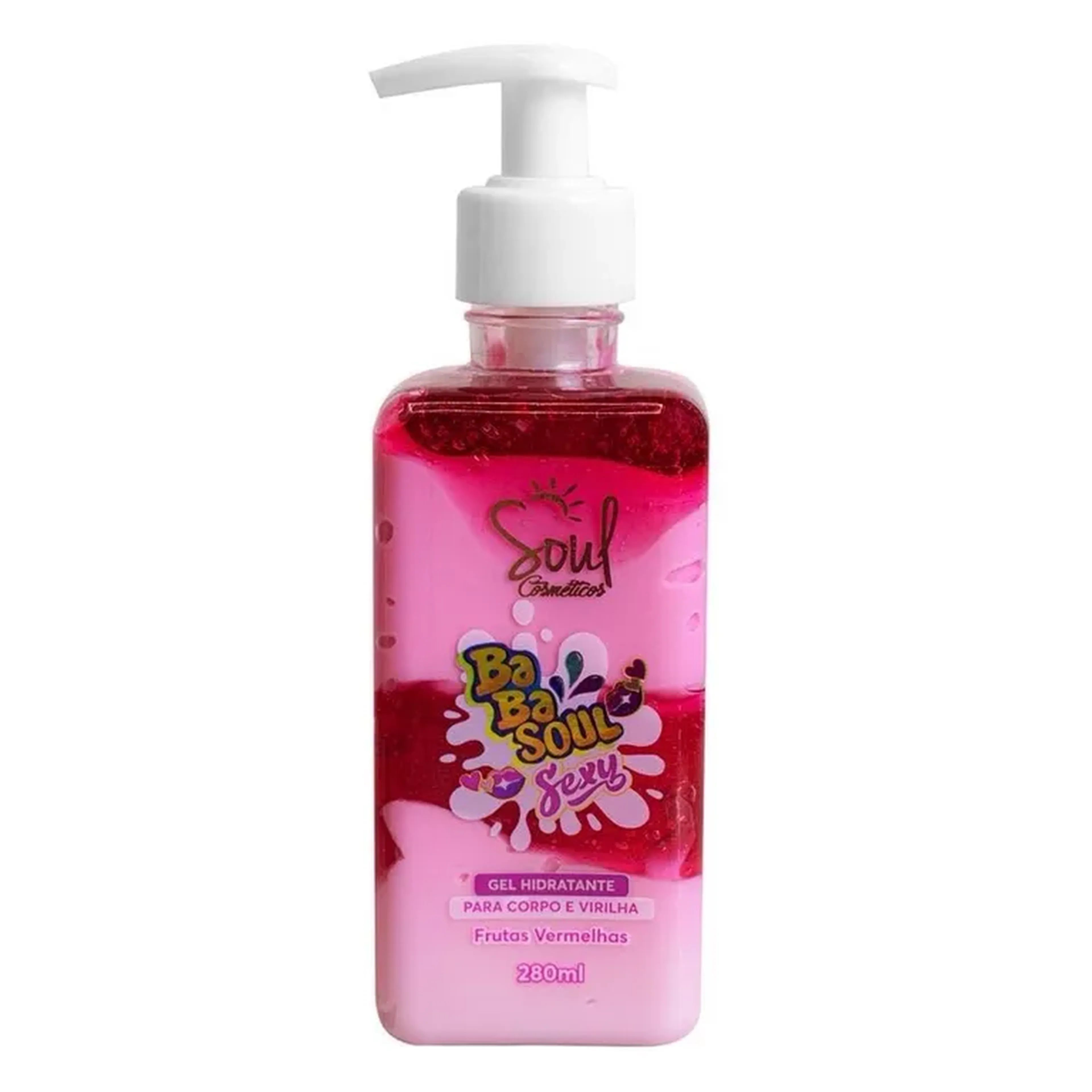 Gel hidratante para corpo e virilha - Frutas vermelhas imagem