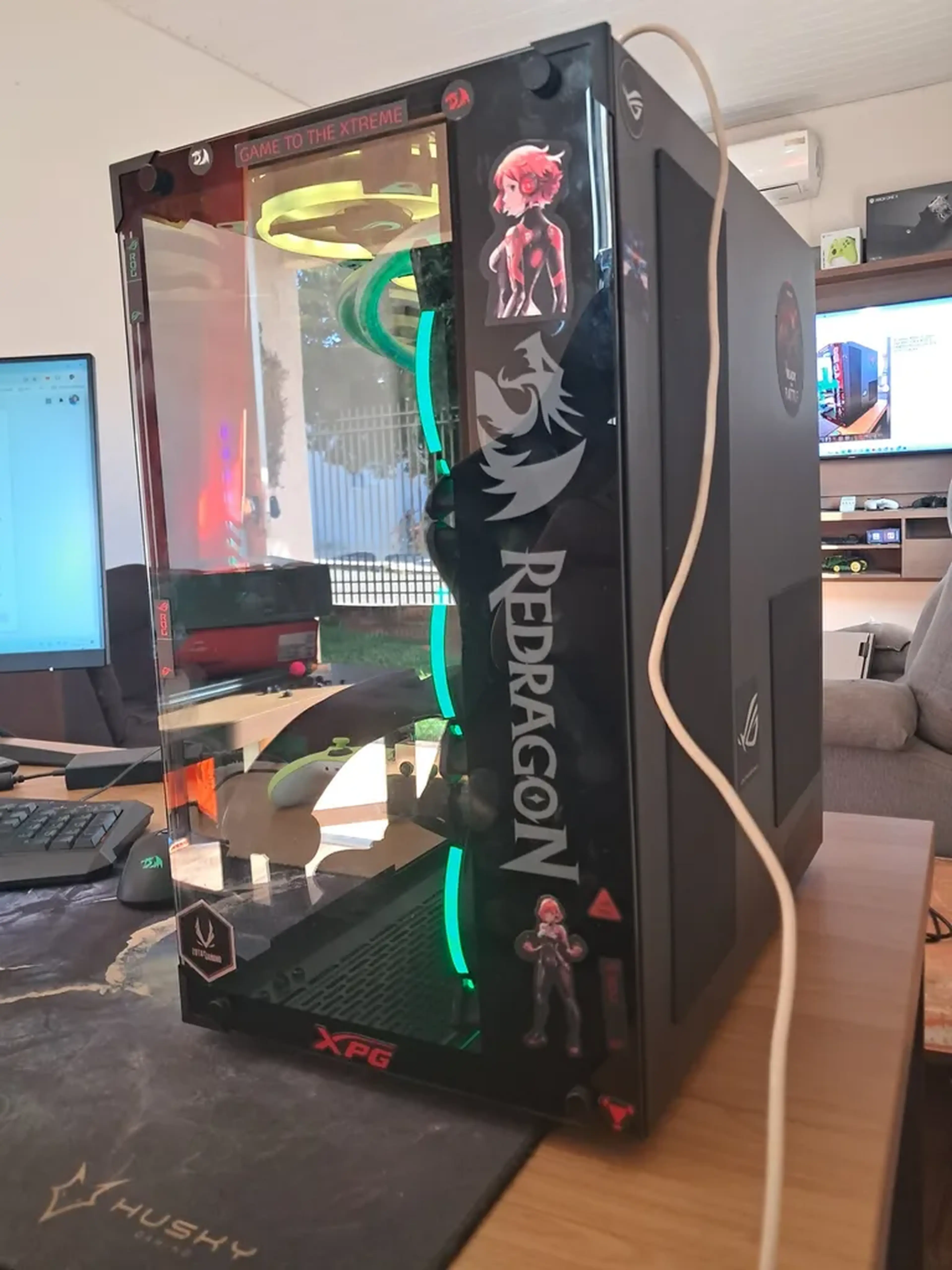 Pc Gamer Ryzen 9 , placa mãe ROG STRIX B550-E GAMING imagem