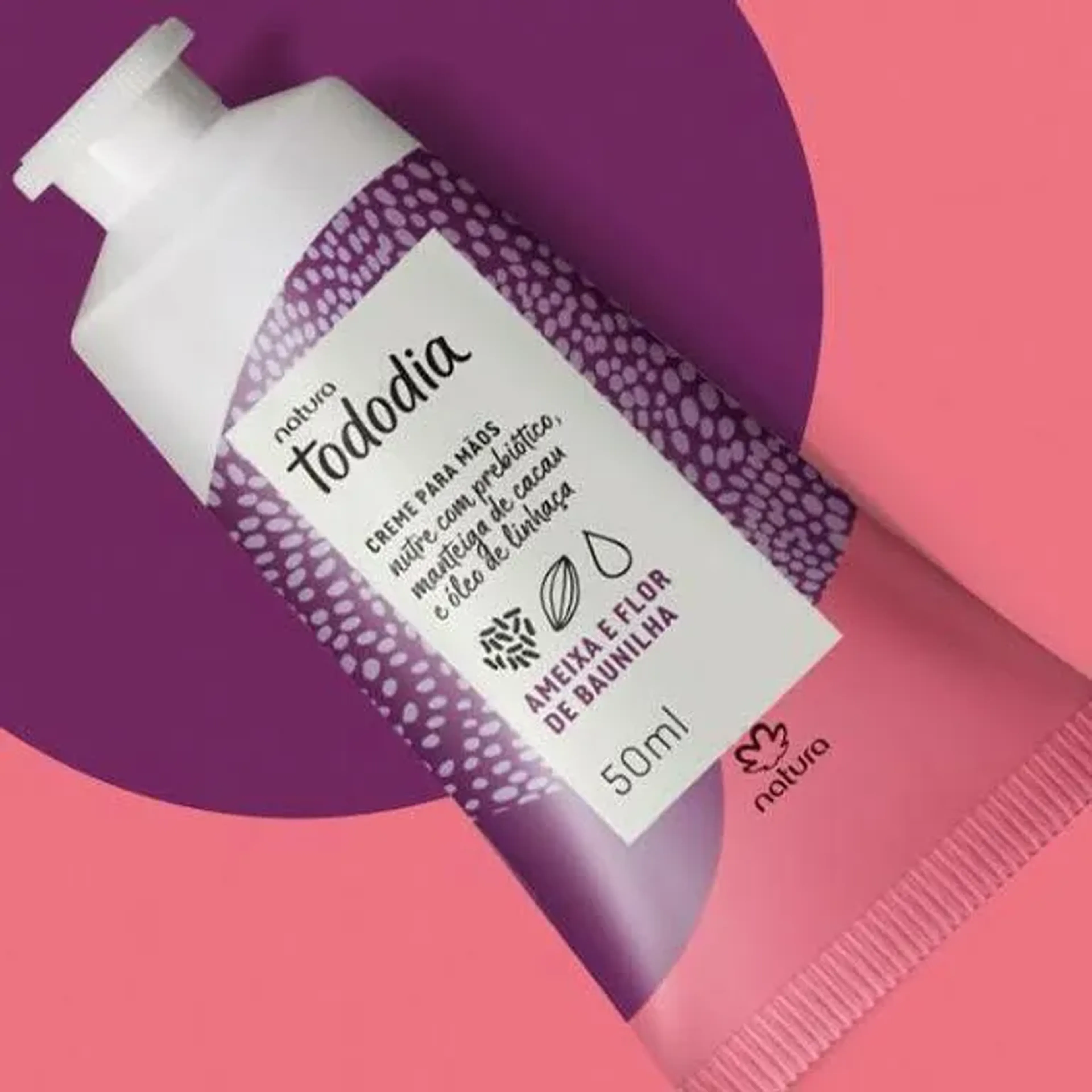 Creme para Mãos Natura Todo Dia Ameixa e Flor de Baunilha imagem