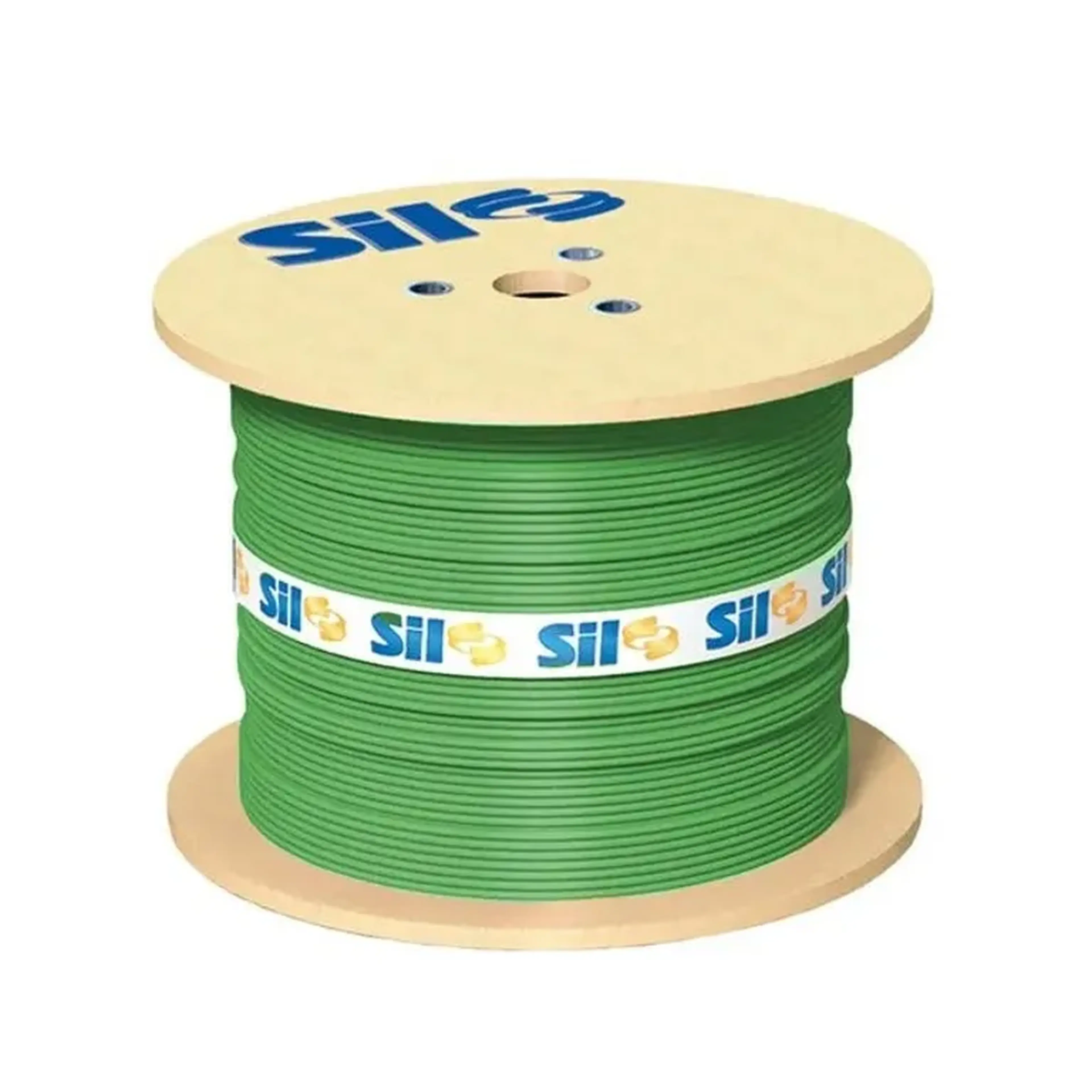 Carretel 600m Cabo flexível 6mm Sil VERDE imagem