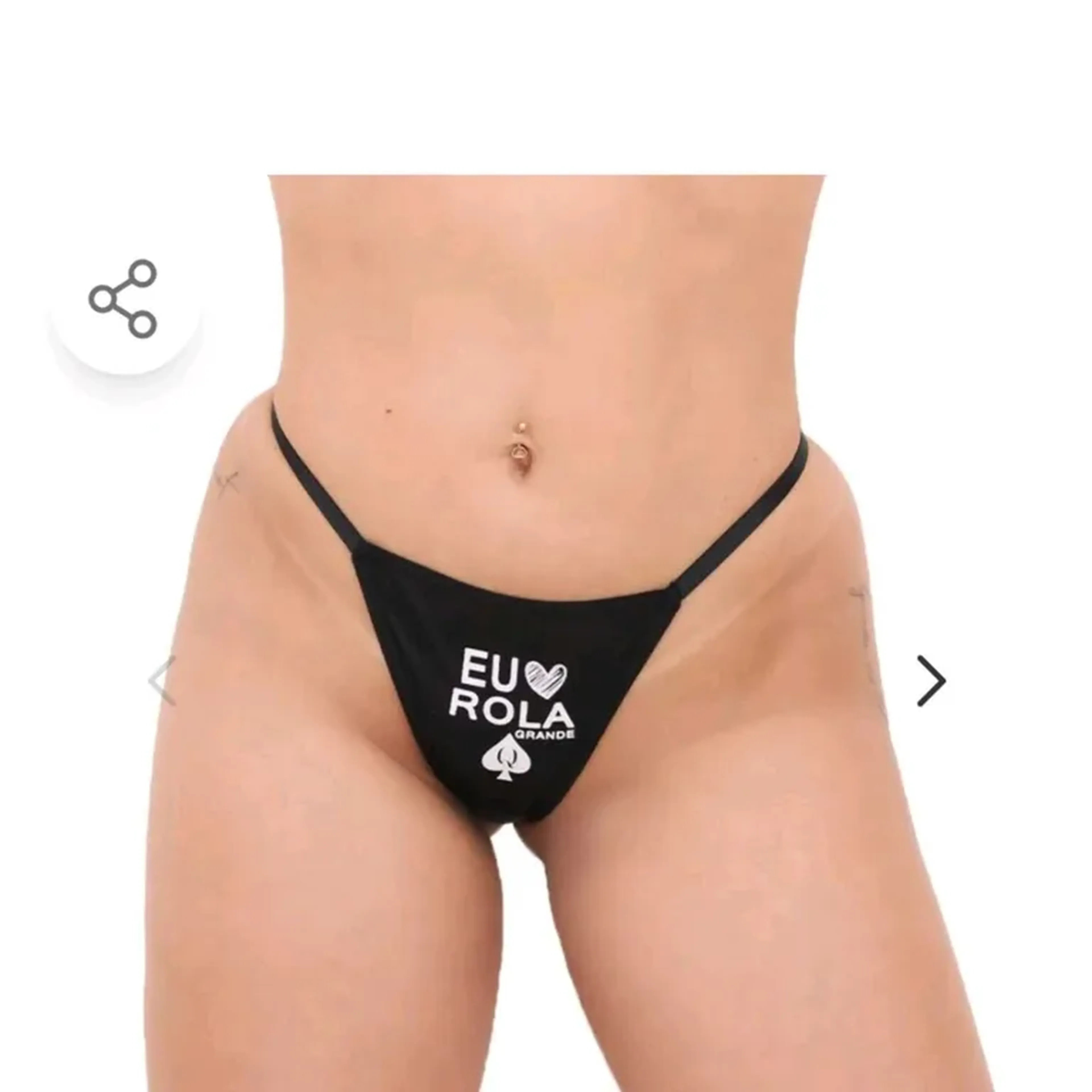 Calcinhas Fetiche Eu Amo Rola Grande imagem