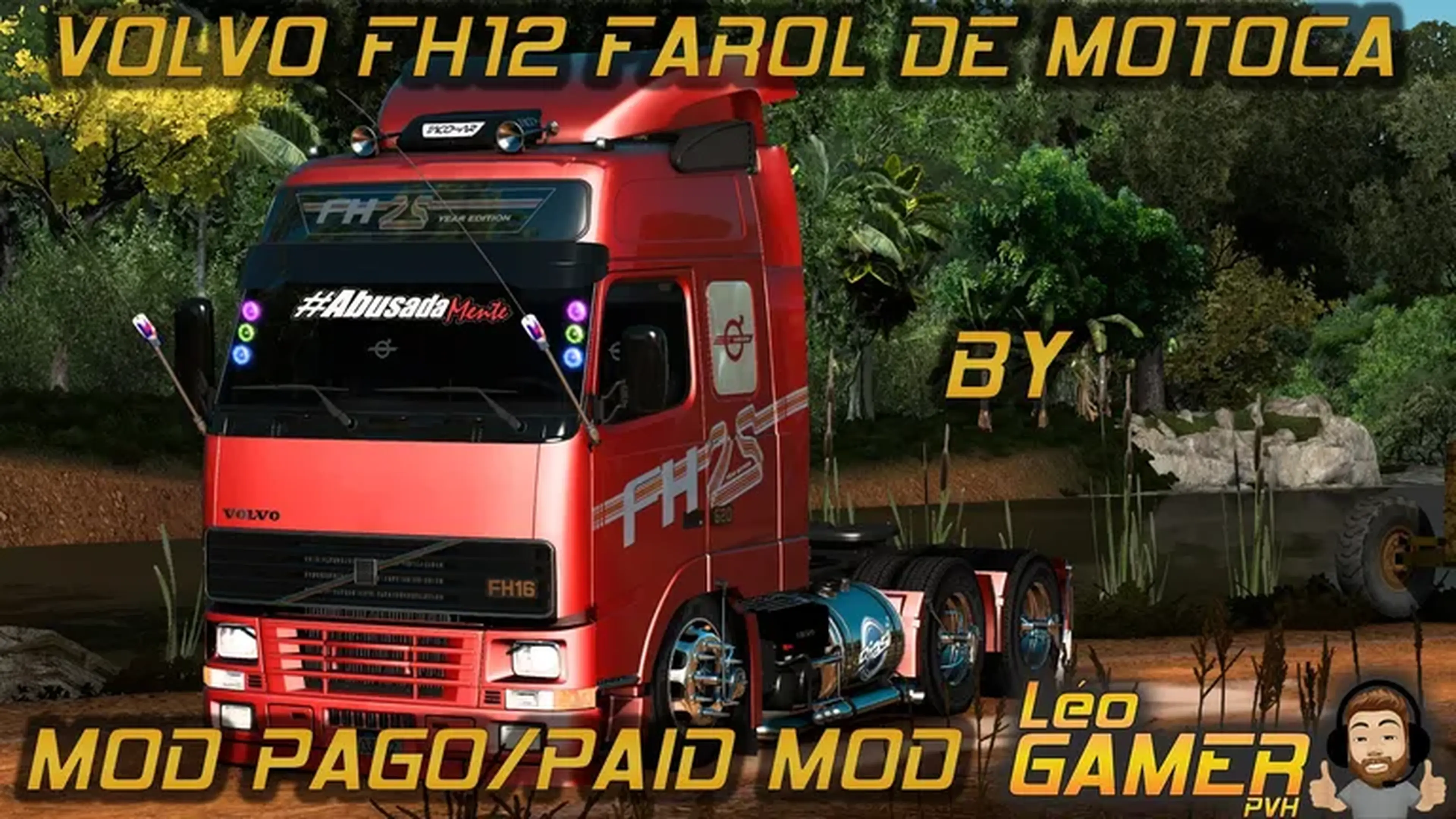 VOLVO FH12 FAROL DE MOTOCA BY LEO GAMER PVH imagem
