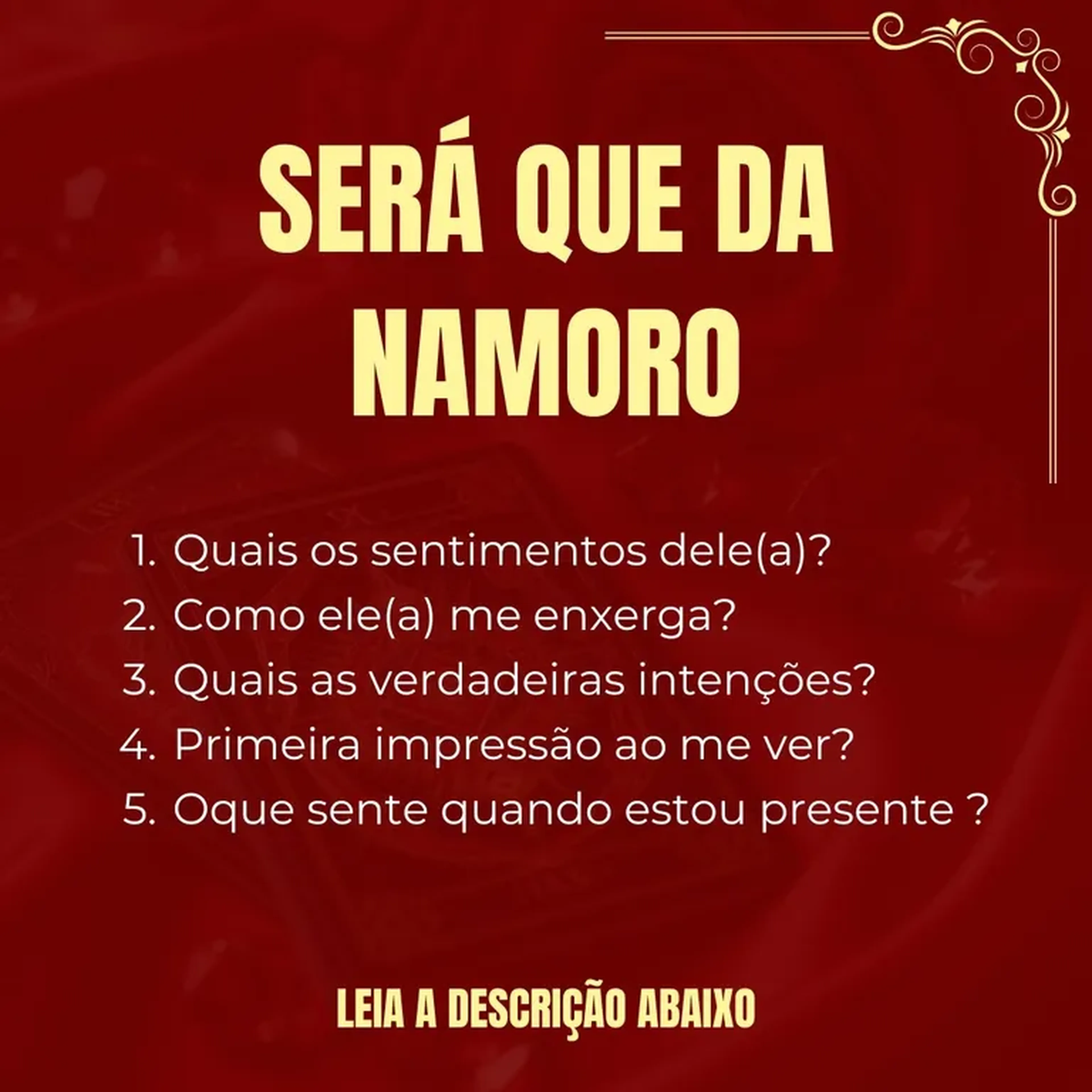 Será que da namoro imagem