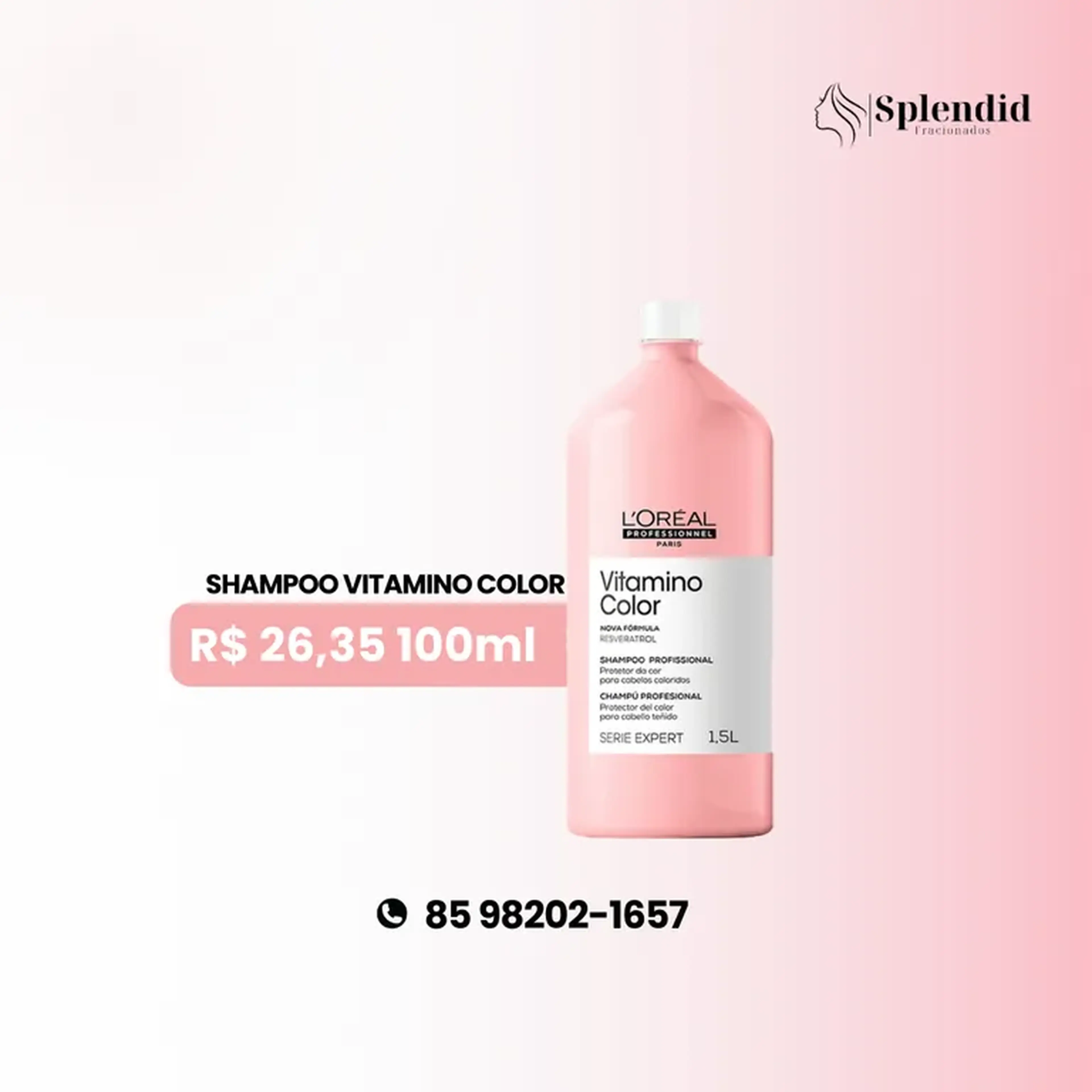 L’Oréal Vitamino Color Shampoo fracionados imagem