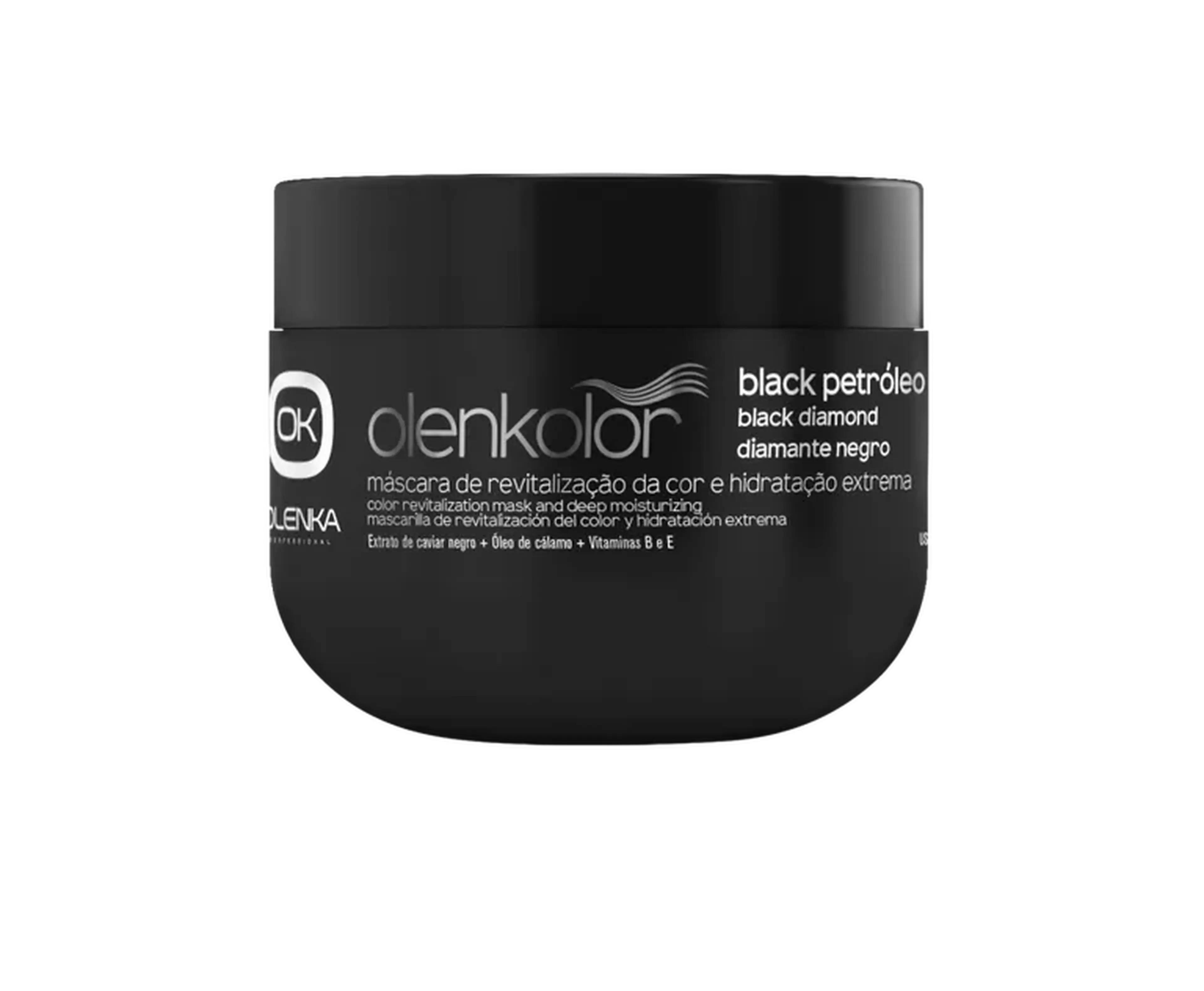 Máscara de Revitalização Black Petróleo Olenkolor imagem