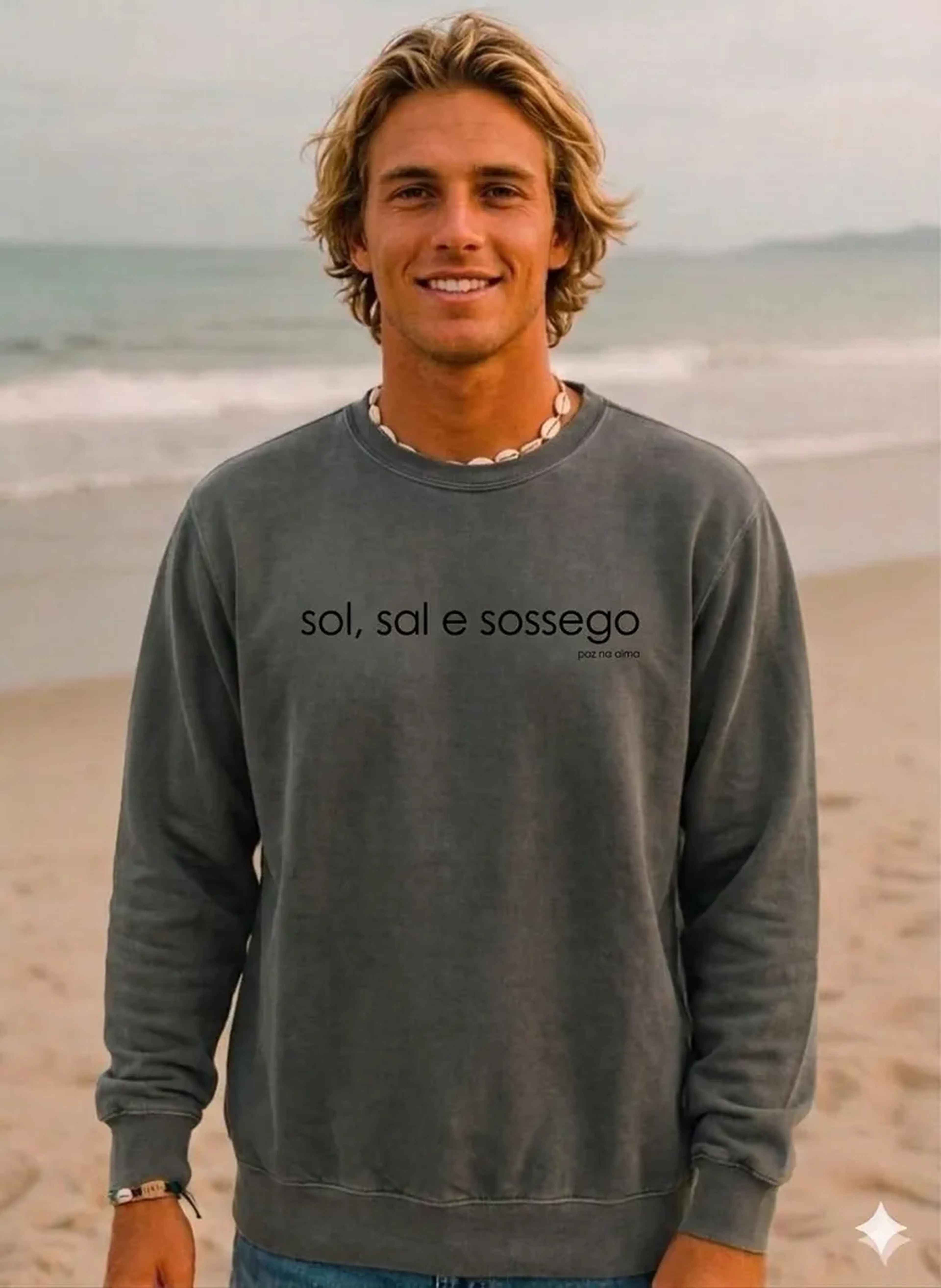 Moleton Chumbo Frases Preto imagem