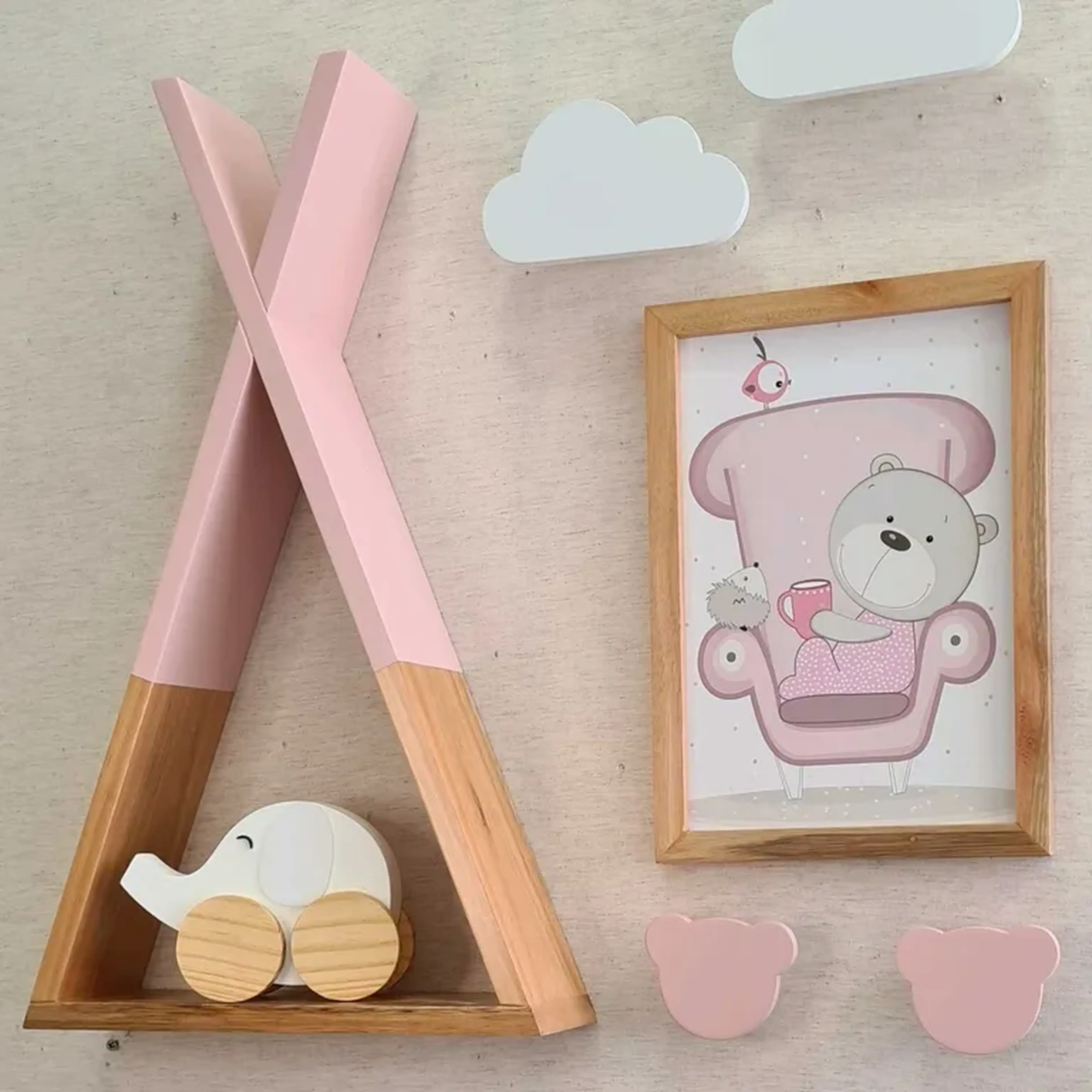 nicho tenda rosa imagem