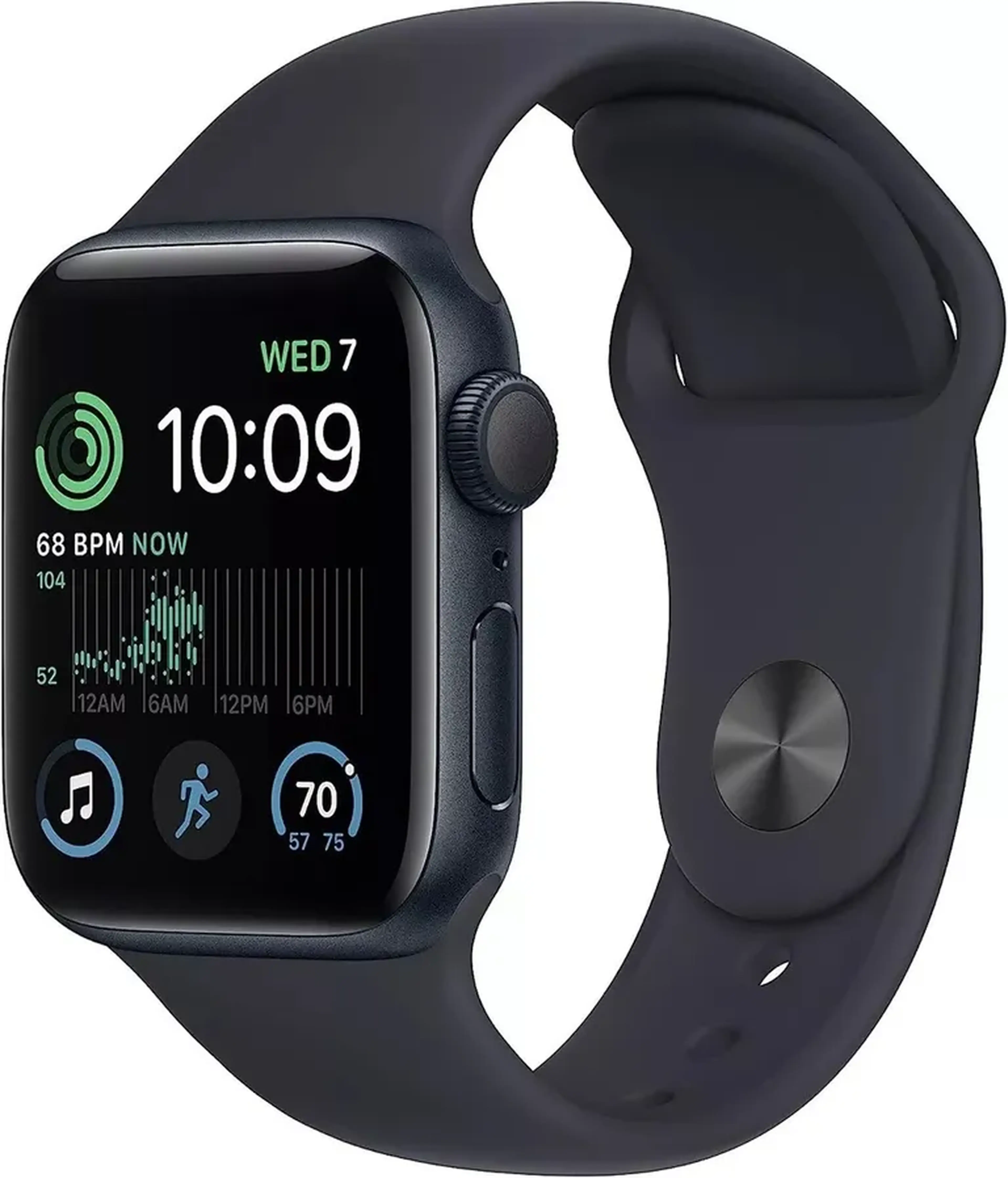 Apple Watch SE 2° Geração - Preto - Caixa 44 mm imagem