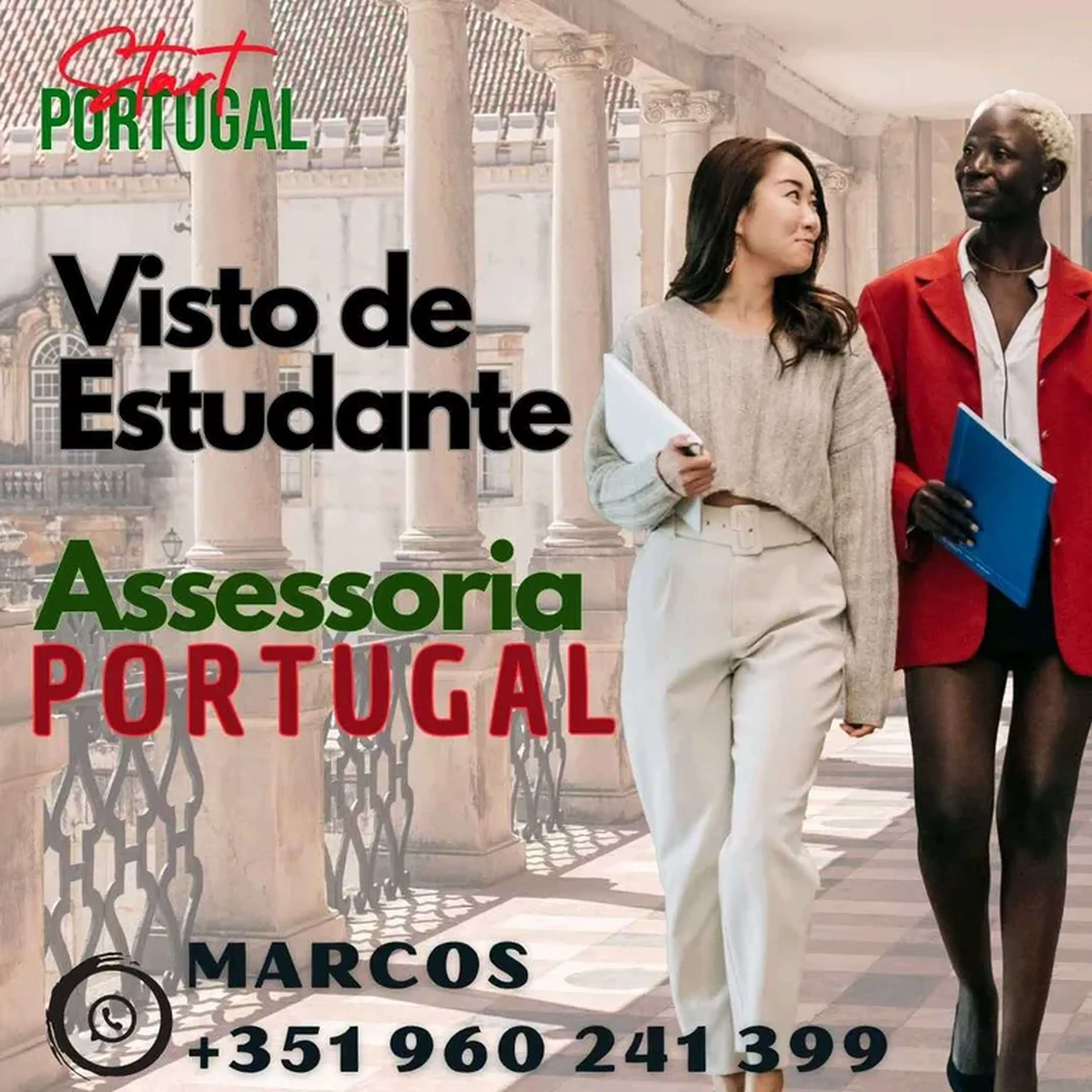 Assessoria para Visto para estudo em Portugal imagem
