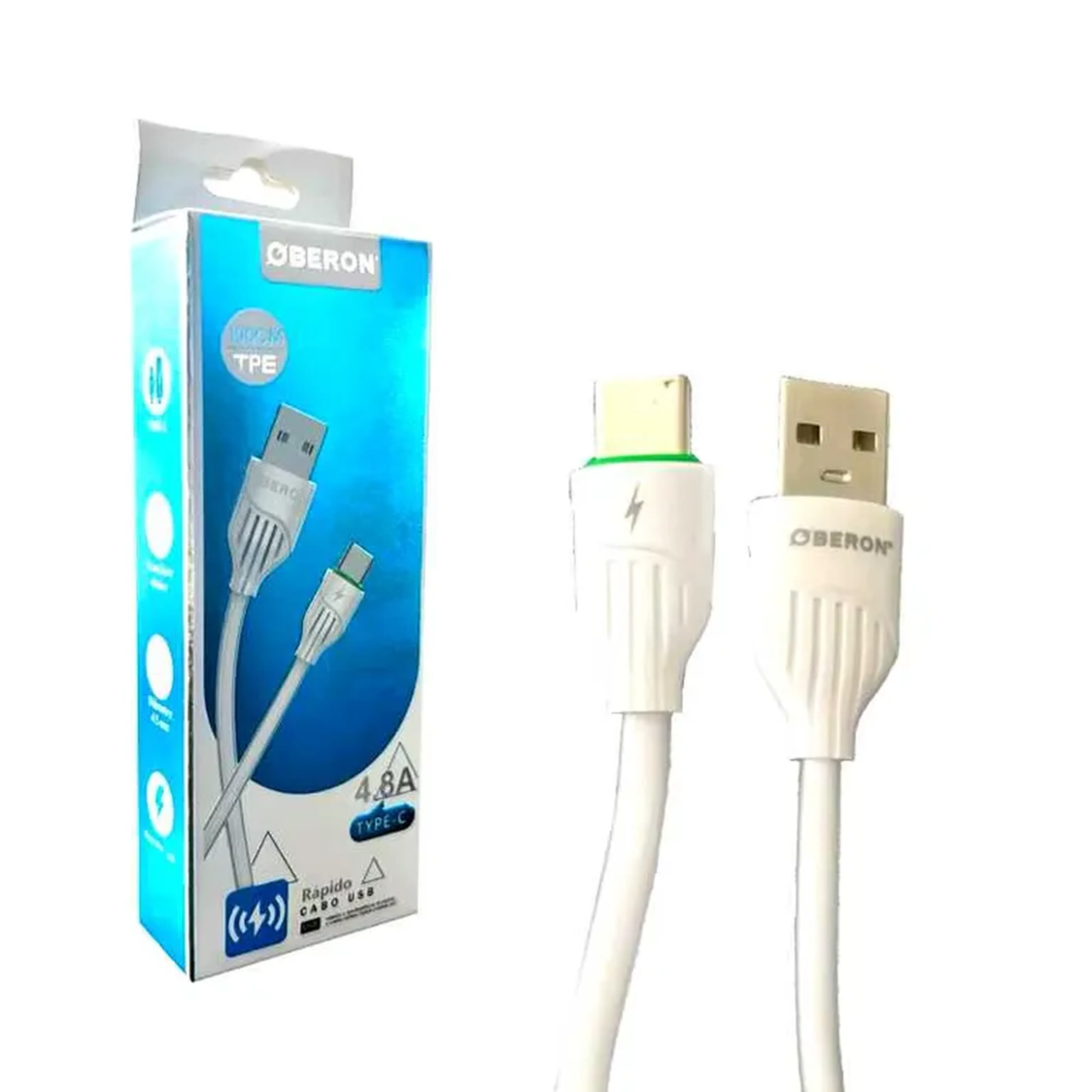 Cabo Usb Tipo C 4.8a 1 Metro Oberon imagem