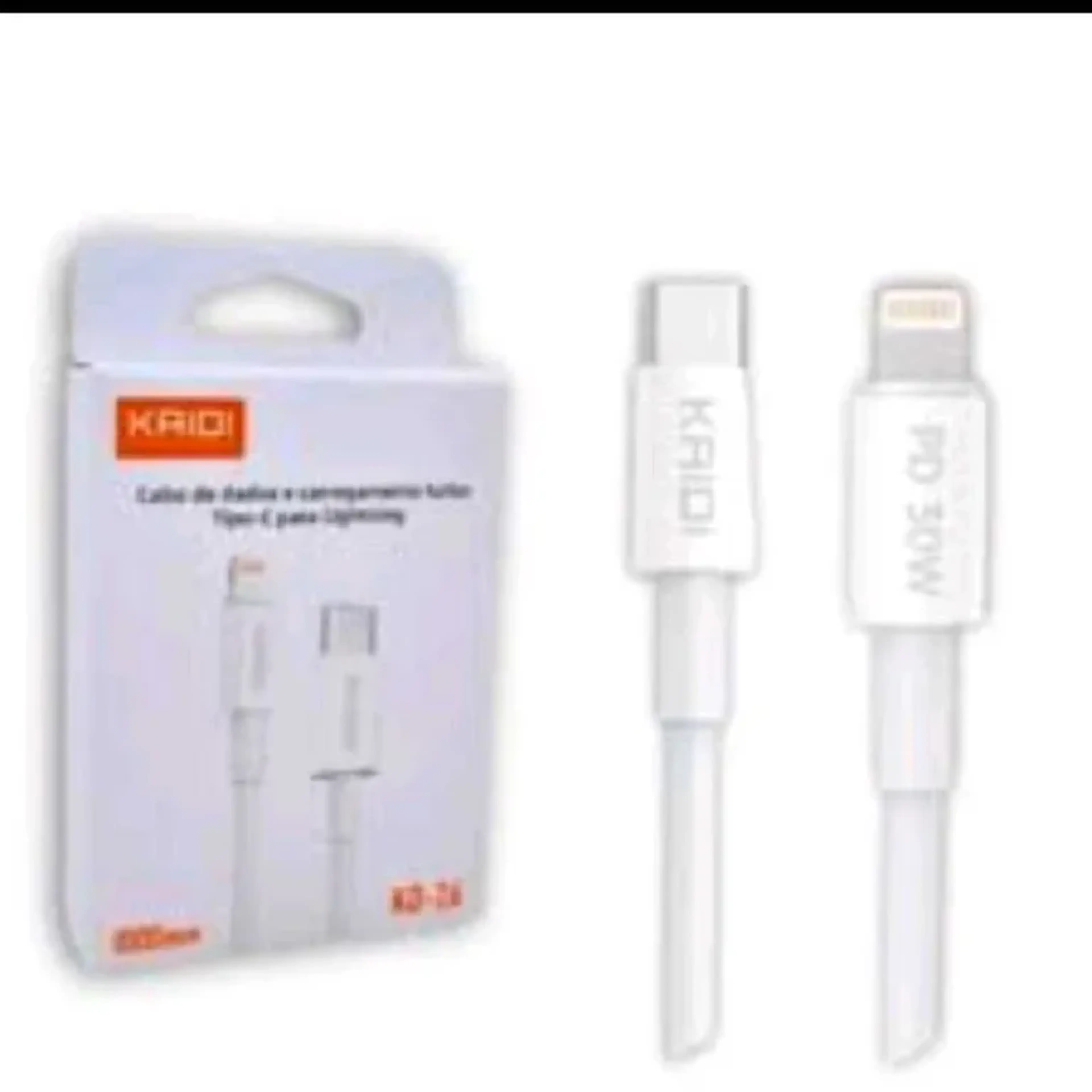 Cabo de dados e carregamento turbo Tipo-C p Lightning-1m-KD-26 imagem