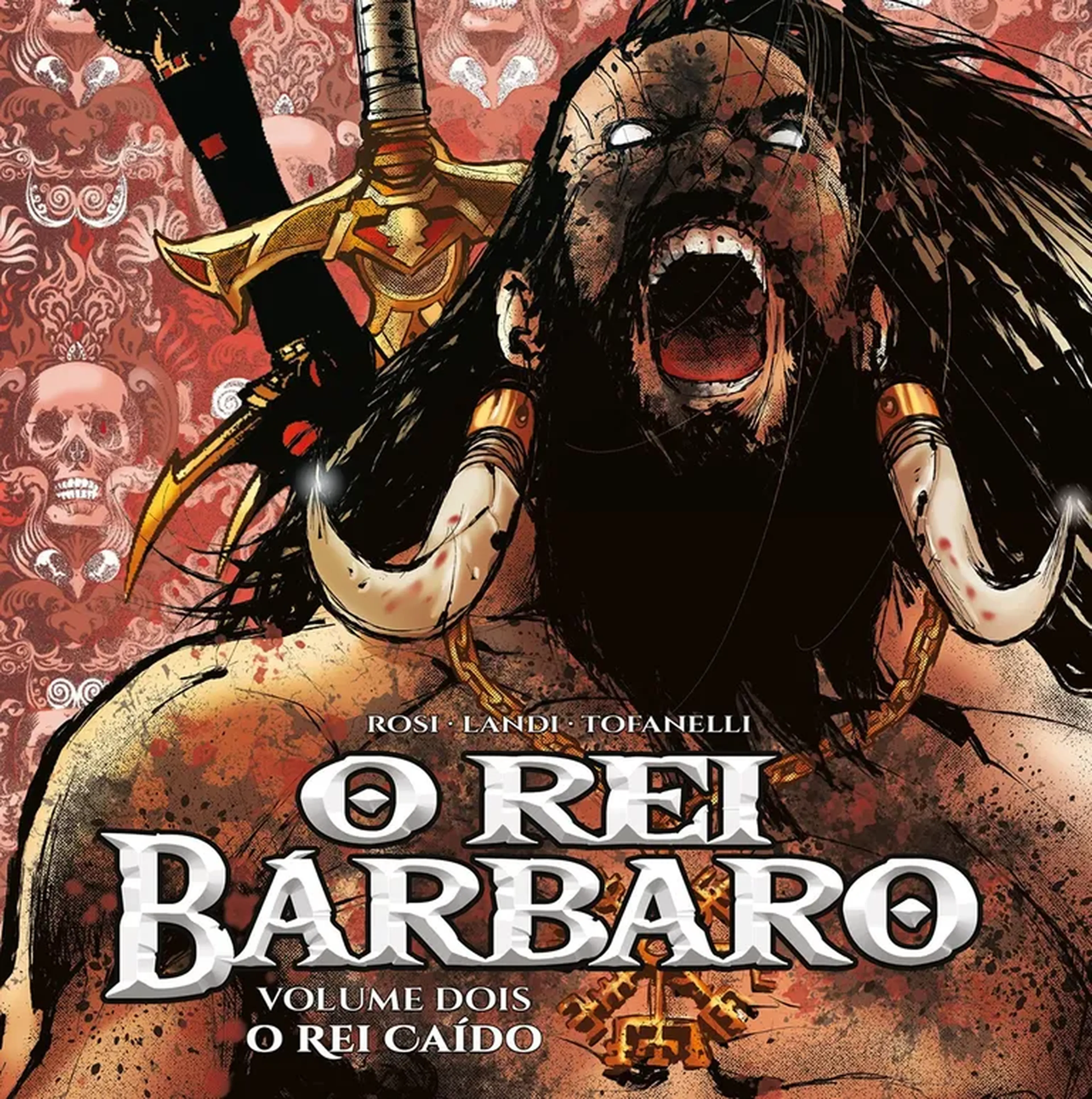 O Rei Bárbaro vol 2 Preto e Branco imagem