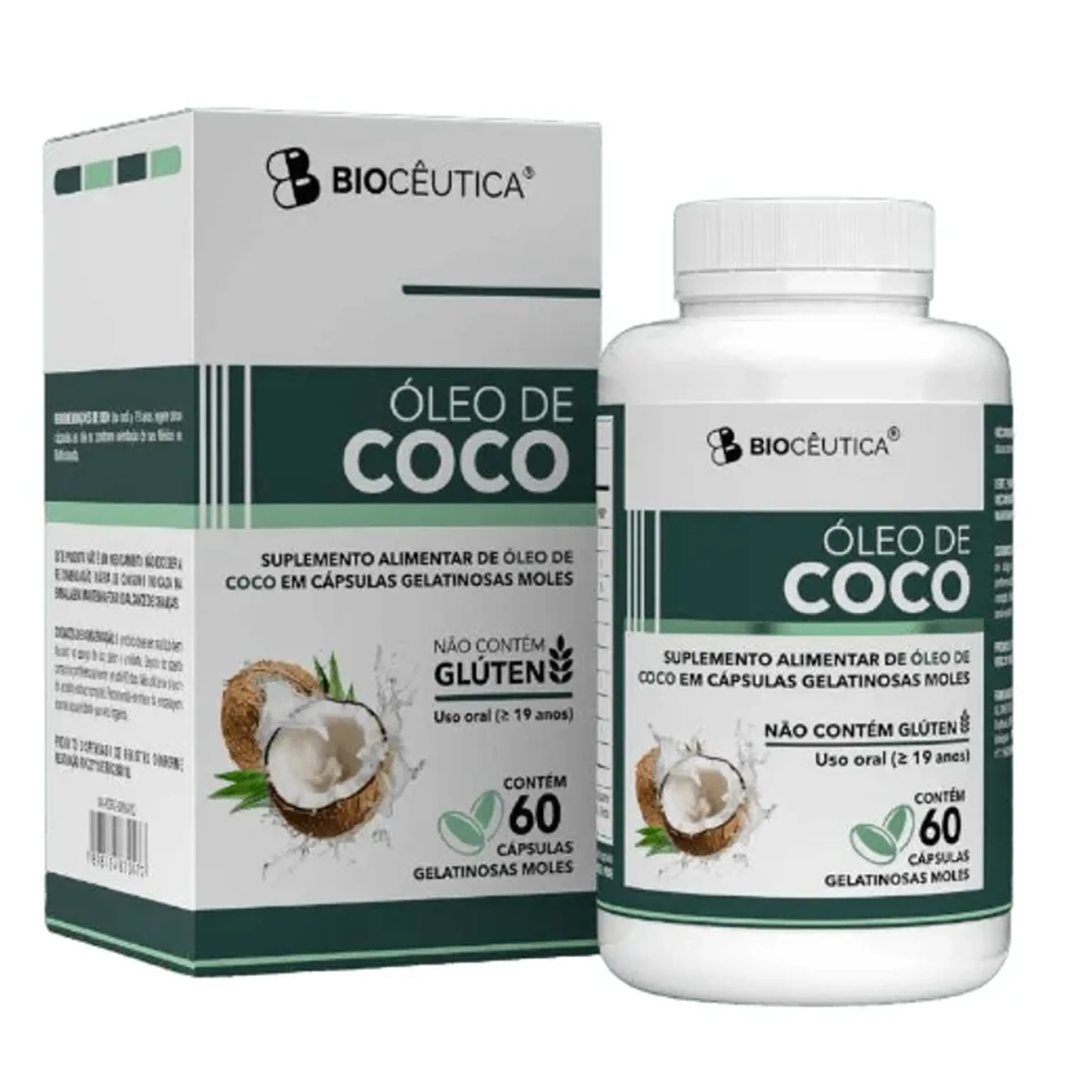 OLEO DE COCO 60CAP BIOCEUTICA imagem