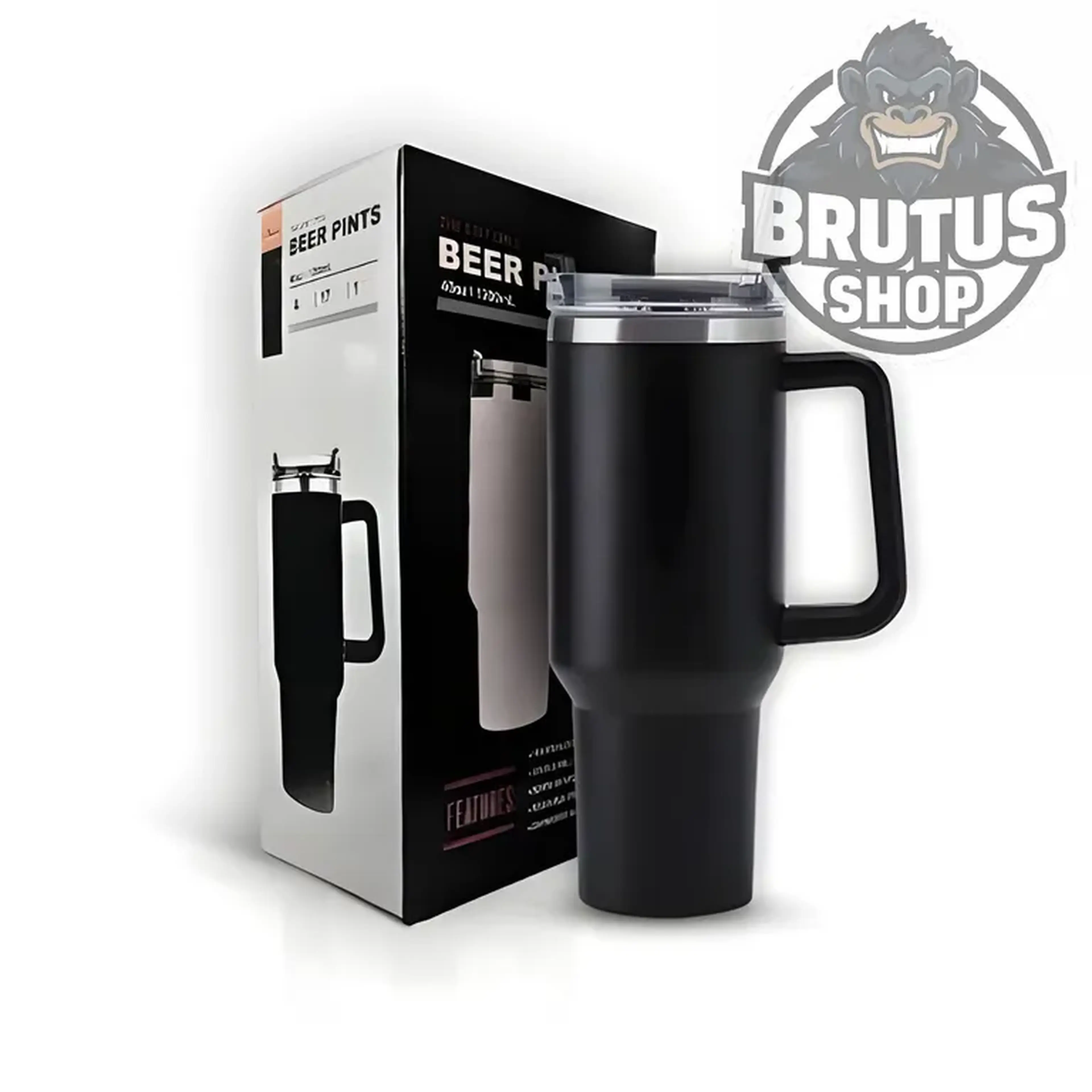 Copo Stanley 1200ml (BEER PINTS) - Preto imagem