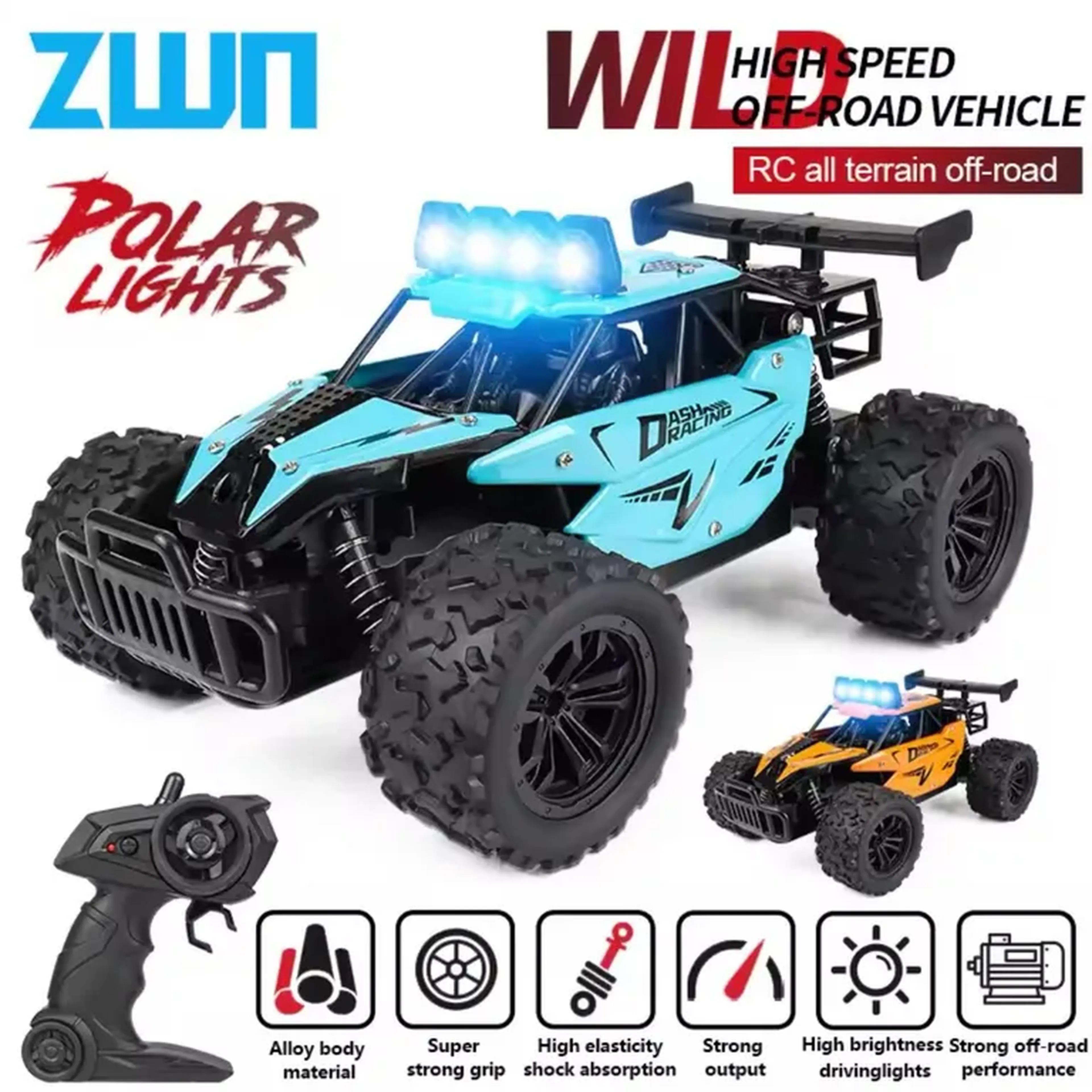 carrinho azul controle remoto imagem