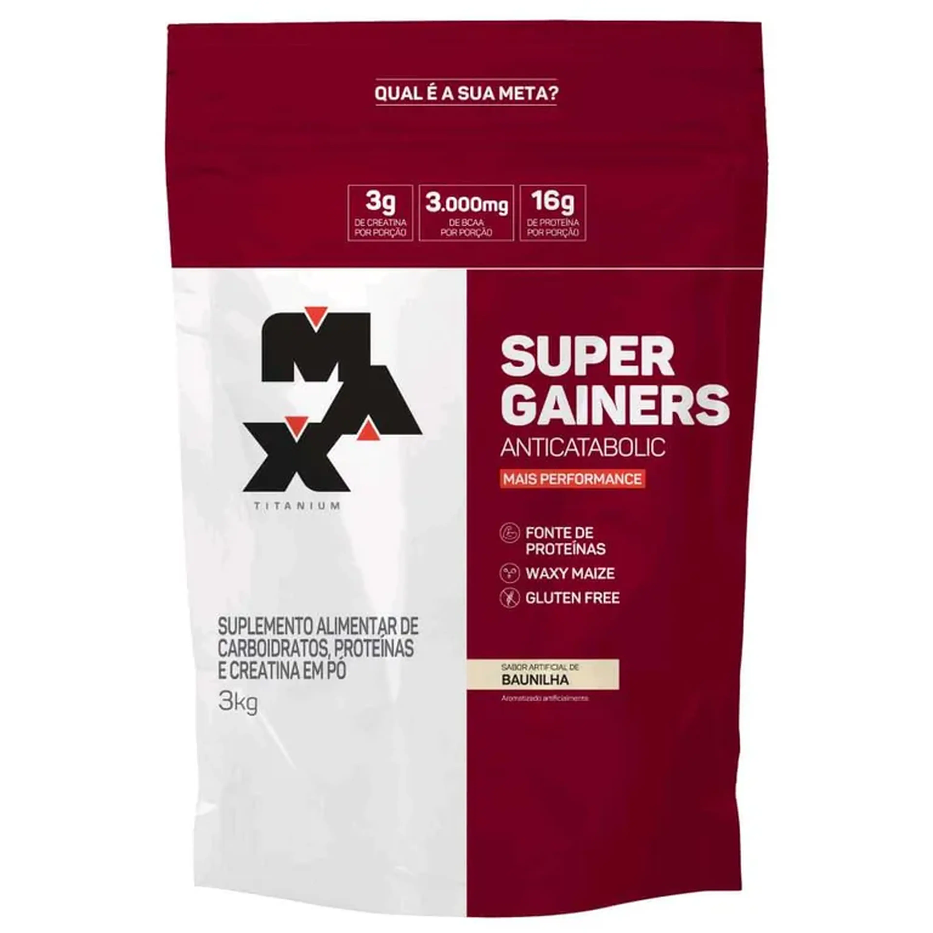 Super Gainers 3kg Max Titanium Mass imagem