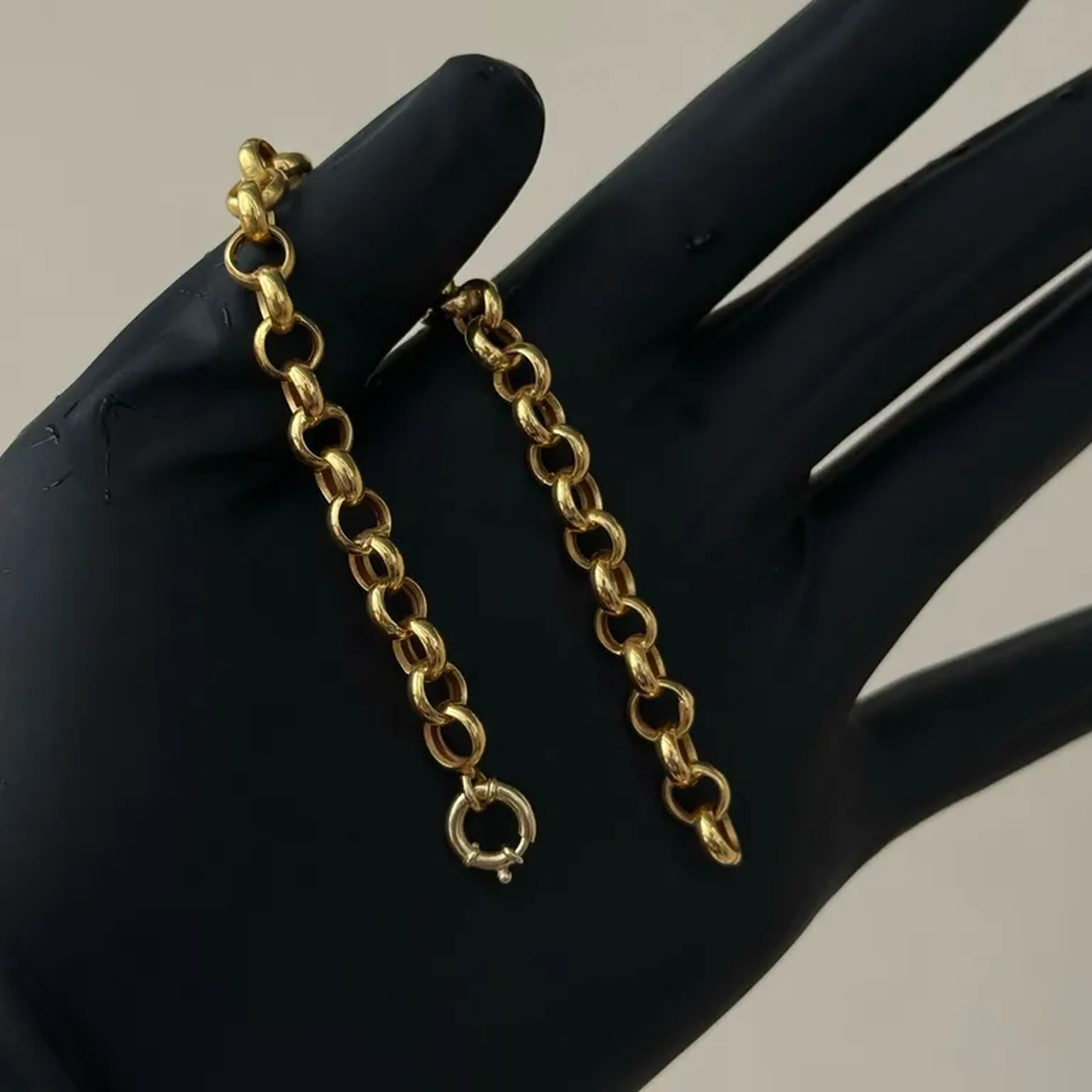 Pulseira Feminina Elo Português Ôca – Ouro 18K imagem