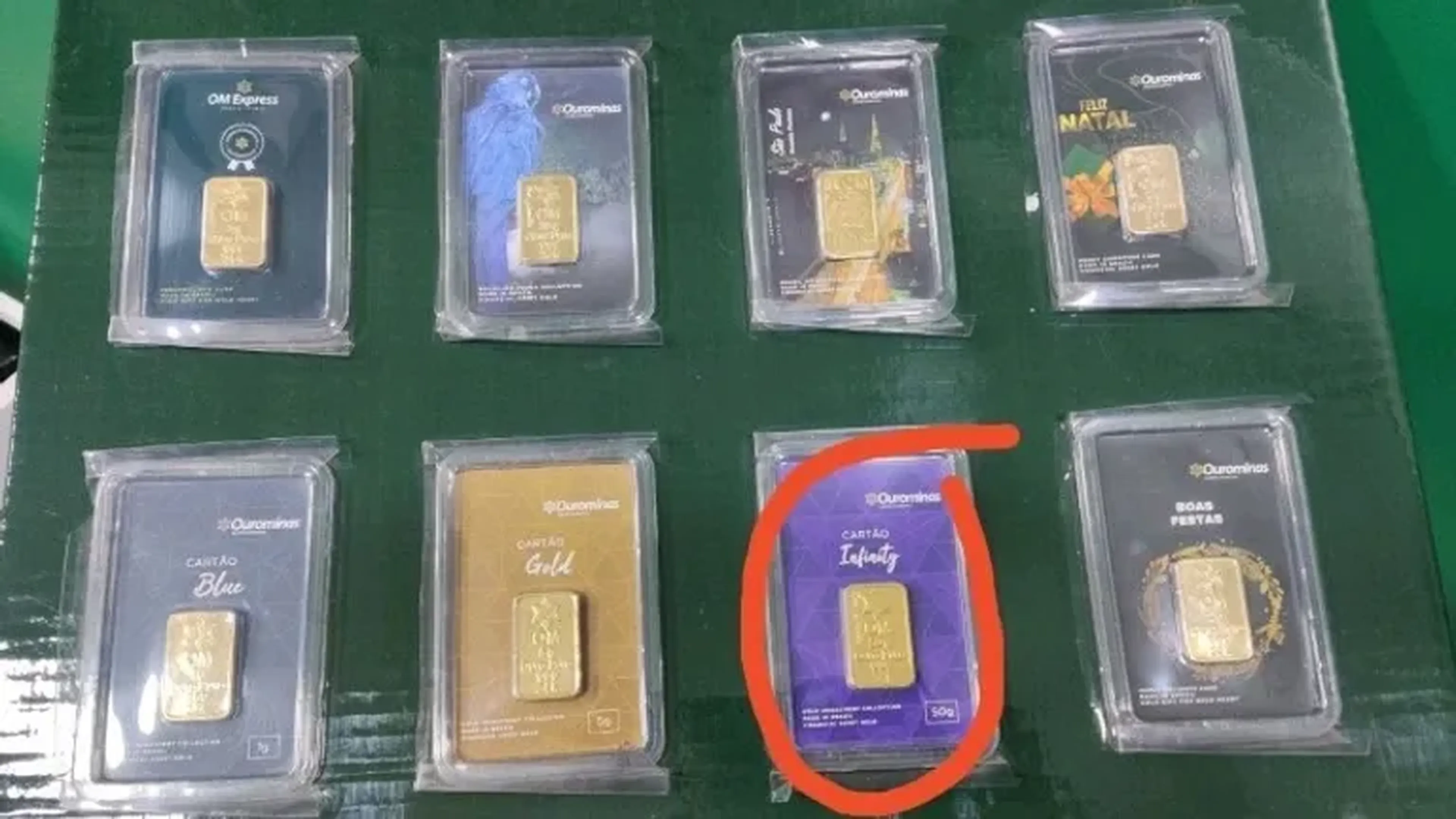 Barra Suíça Ouro 24 Quilates 50 Gramas imagem