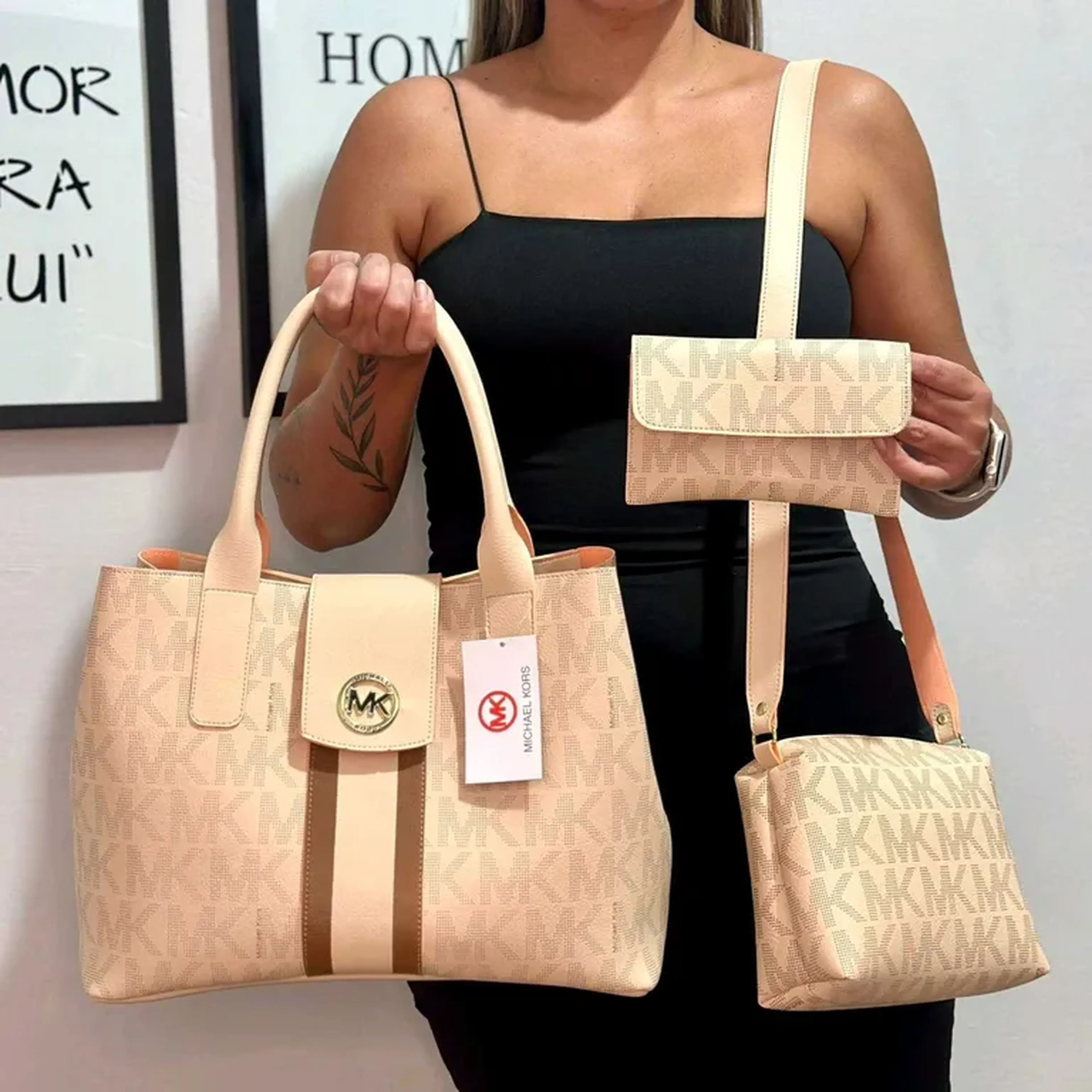 KIT BOLSA MICHAEL KORS imagem