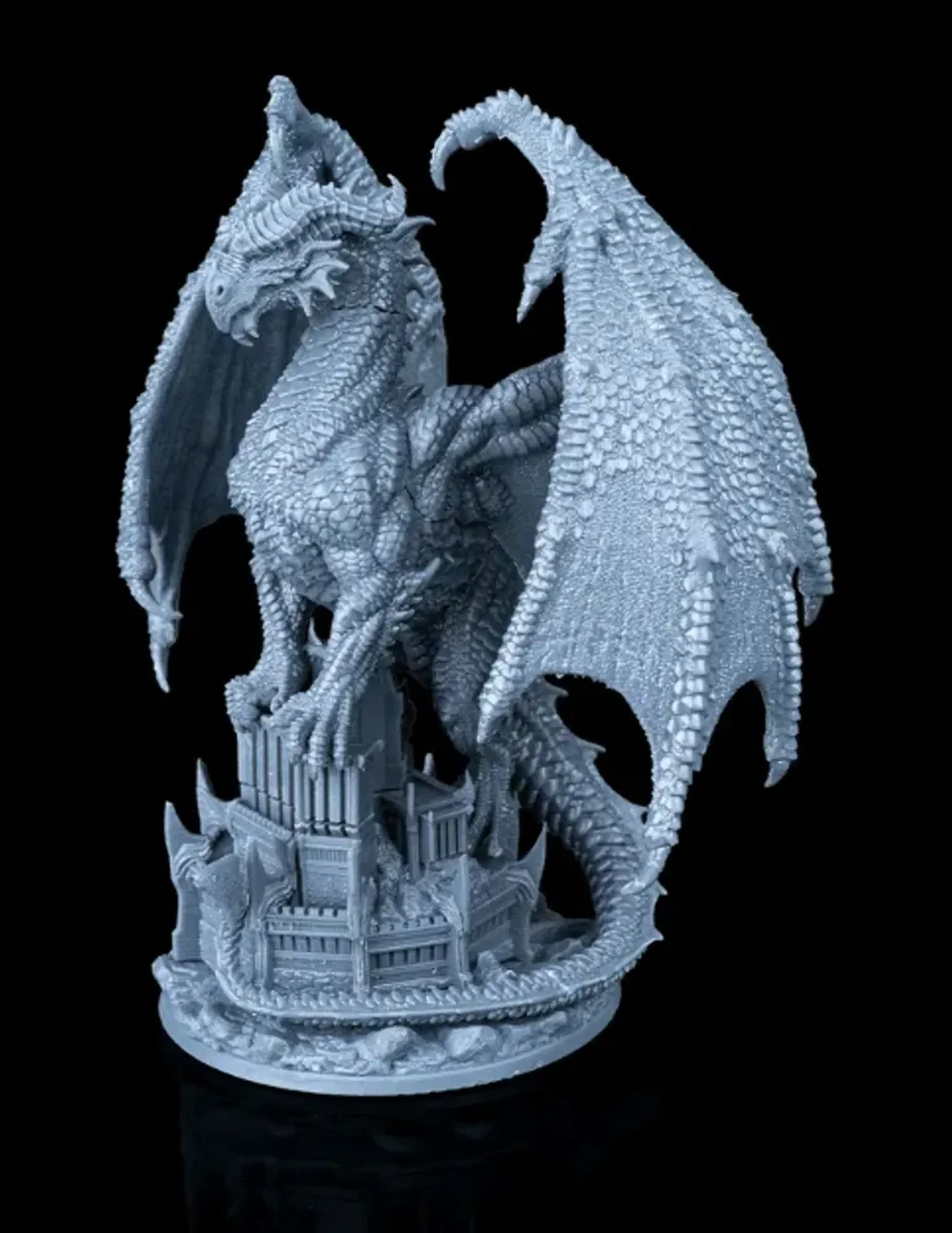Arnya, the Ember Wing – Miniatura de Dragão em Resina imagem