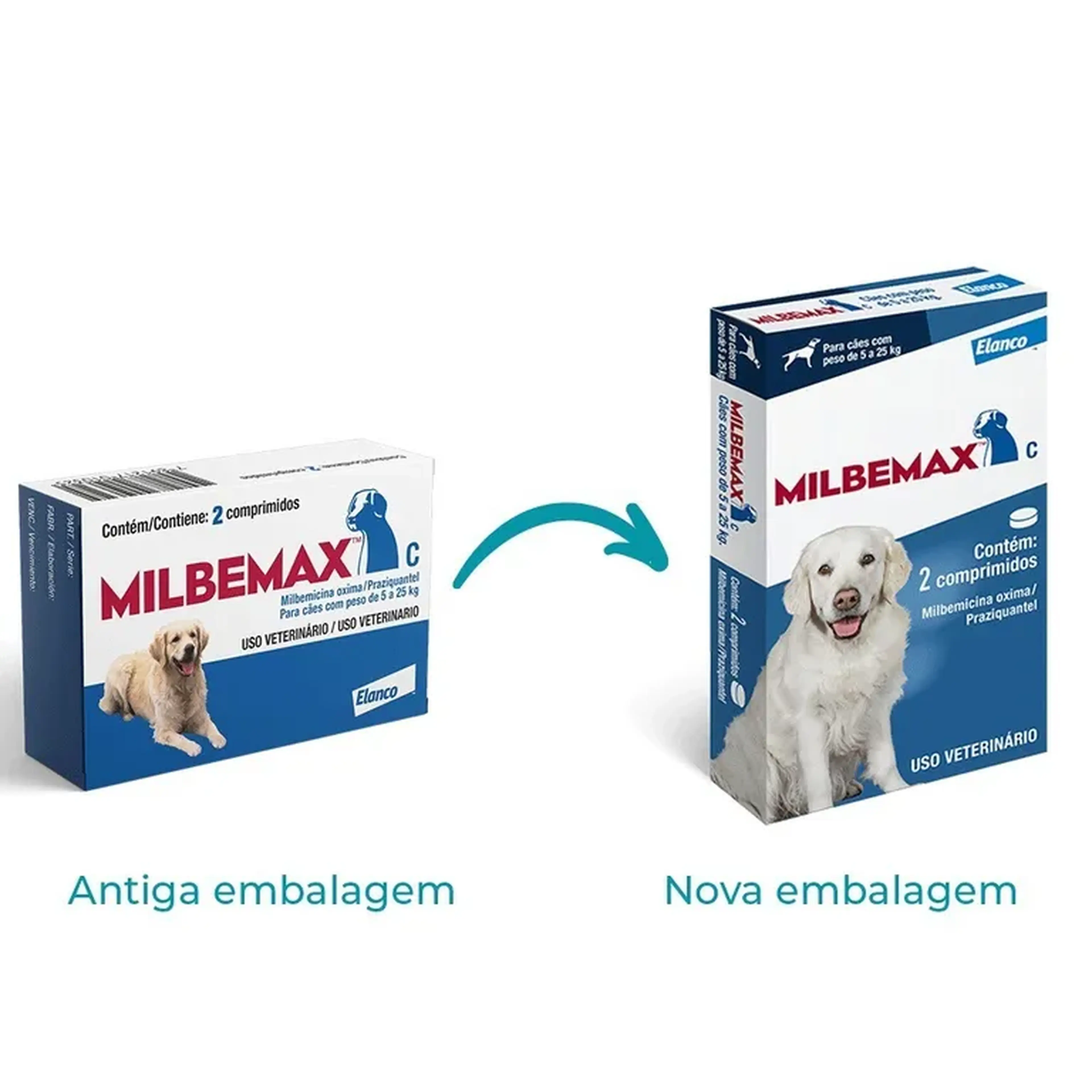 Milbemax Cães 5 a 25kg imagem