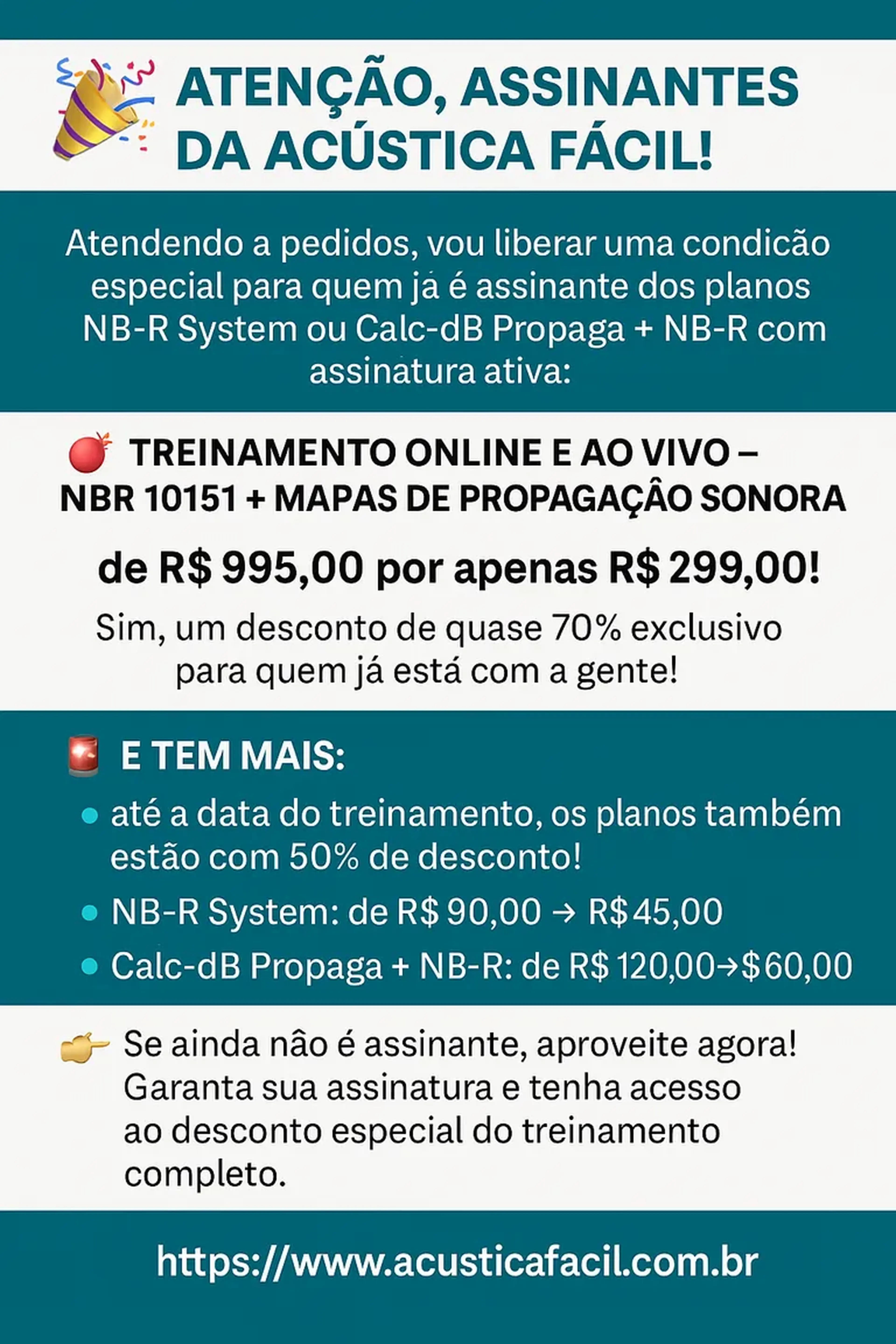 Lote 1 - Treinamento NBR10151 com Mapas de Propagação Online imagem