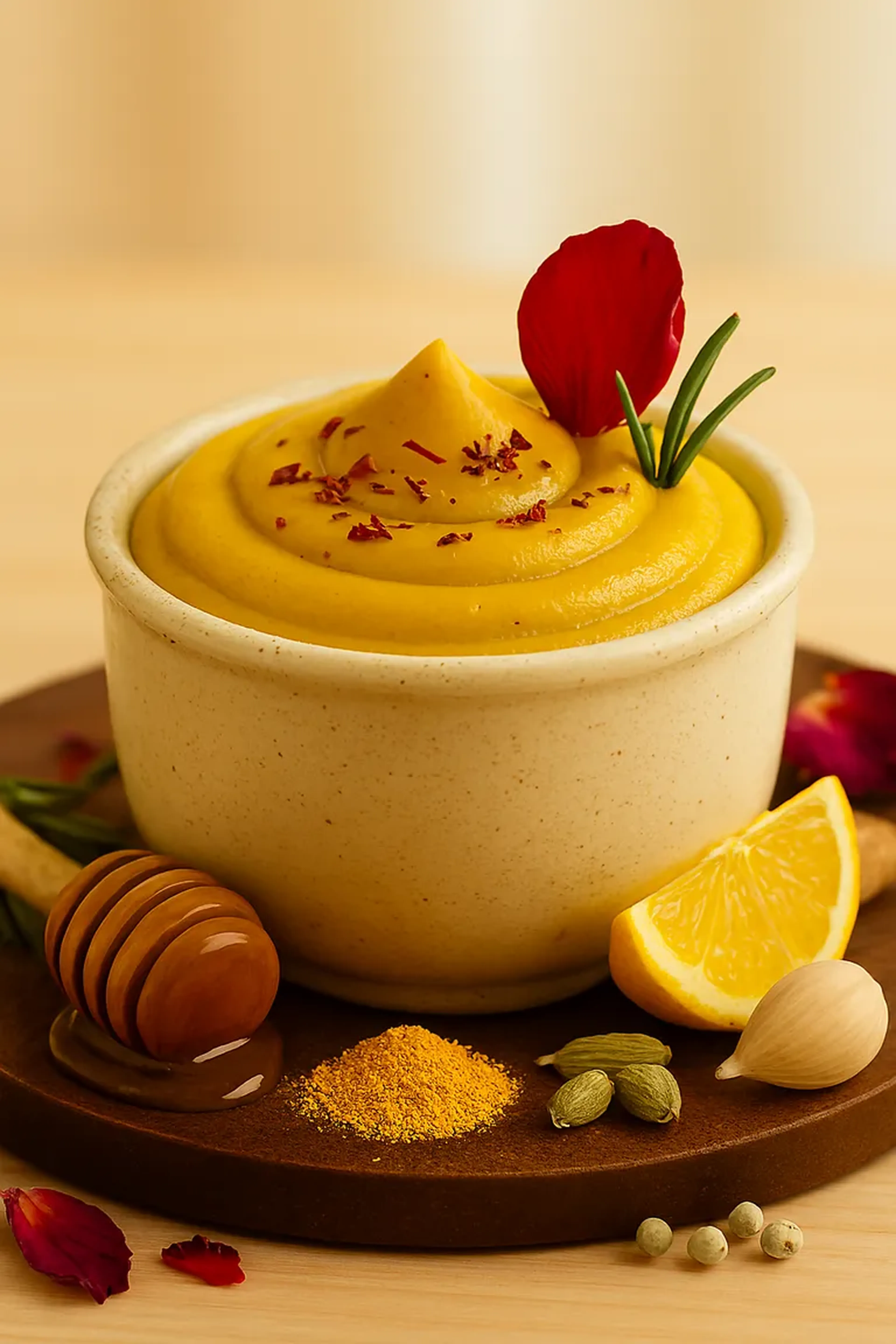 Manteiga Ghee Açafrão e Rosas imagem
