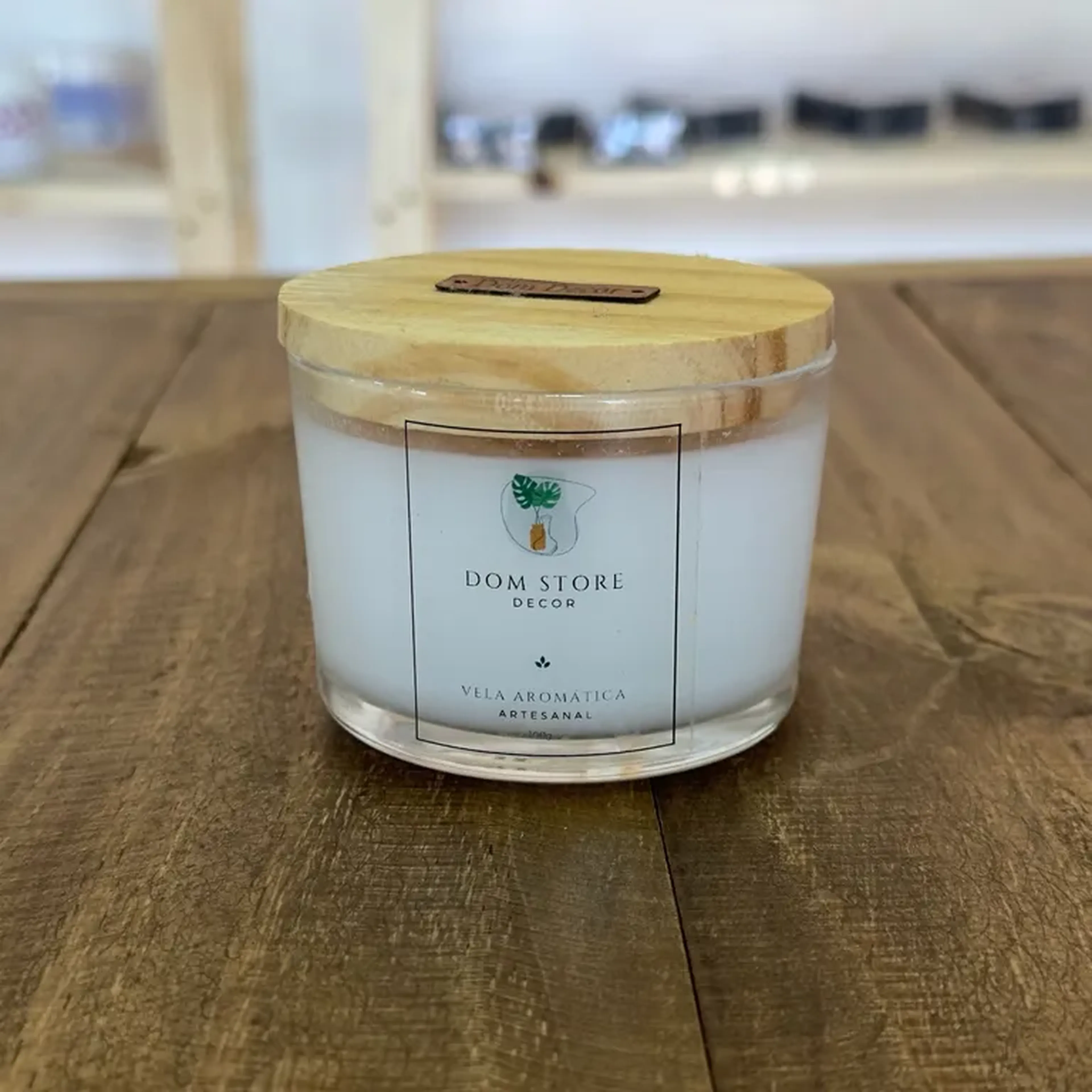 Vela aromática - Chá branco imagem