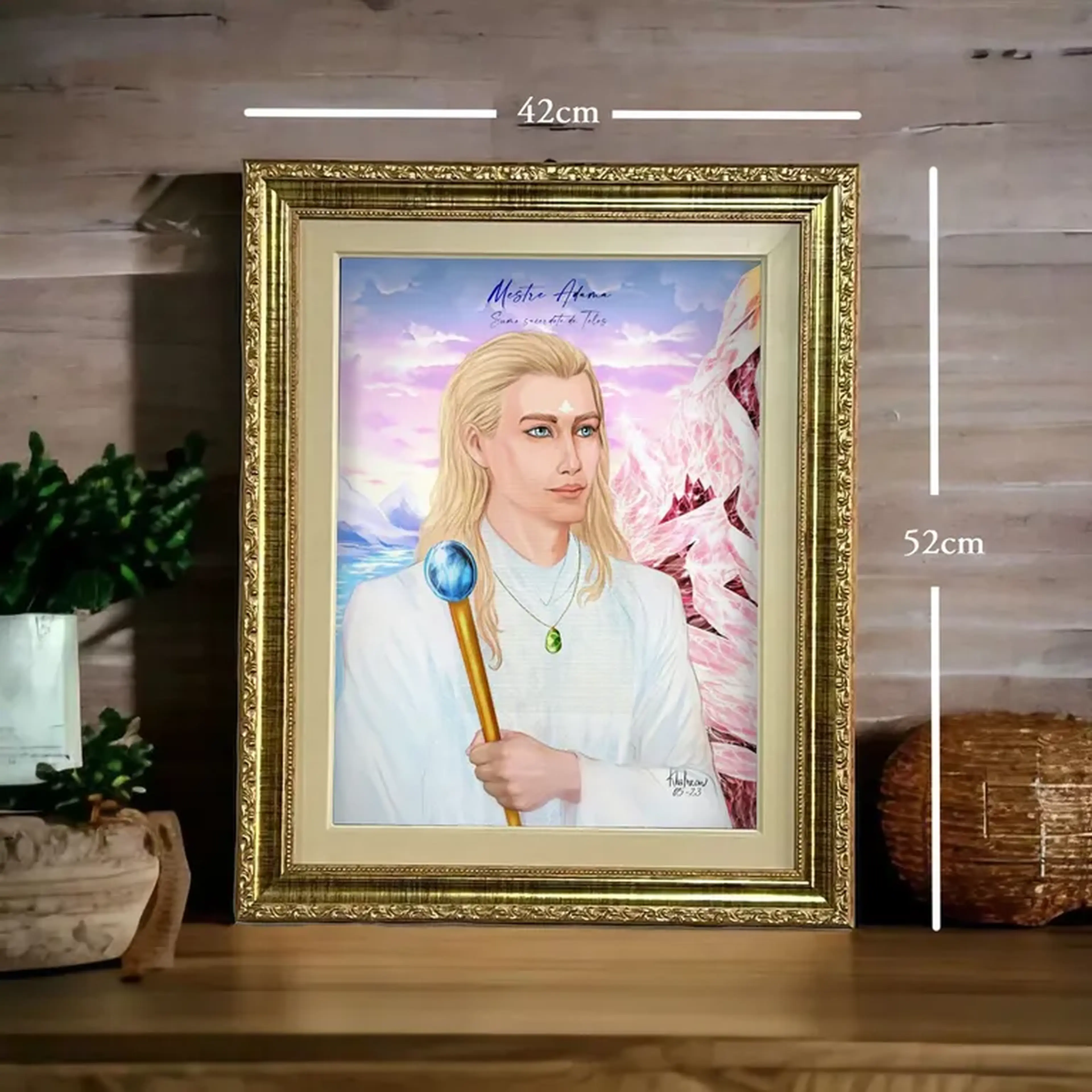 Quadro P- Mestre Adama imagem