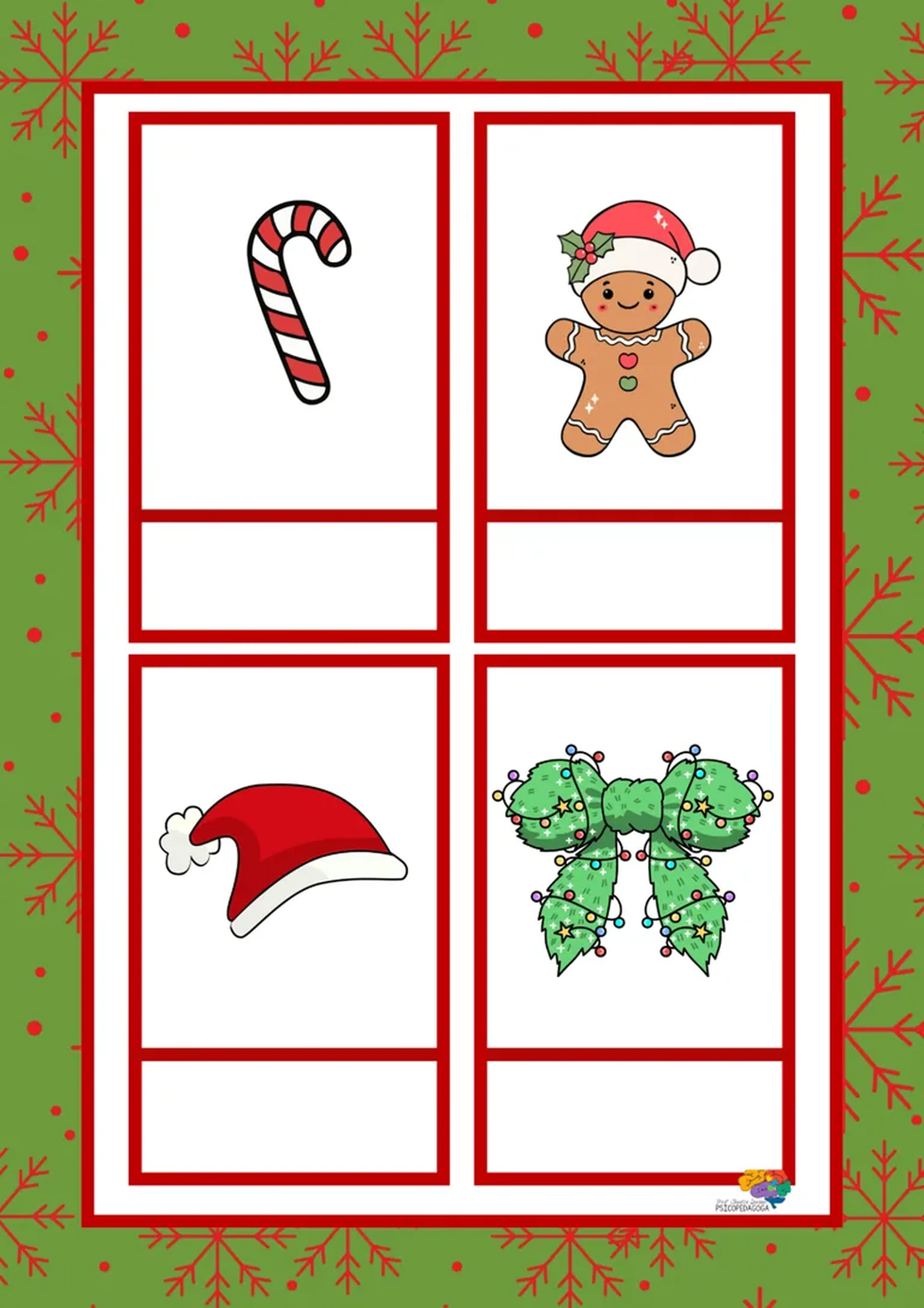 Ditado natalino imagem