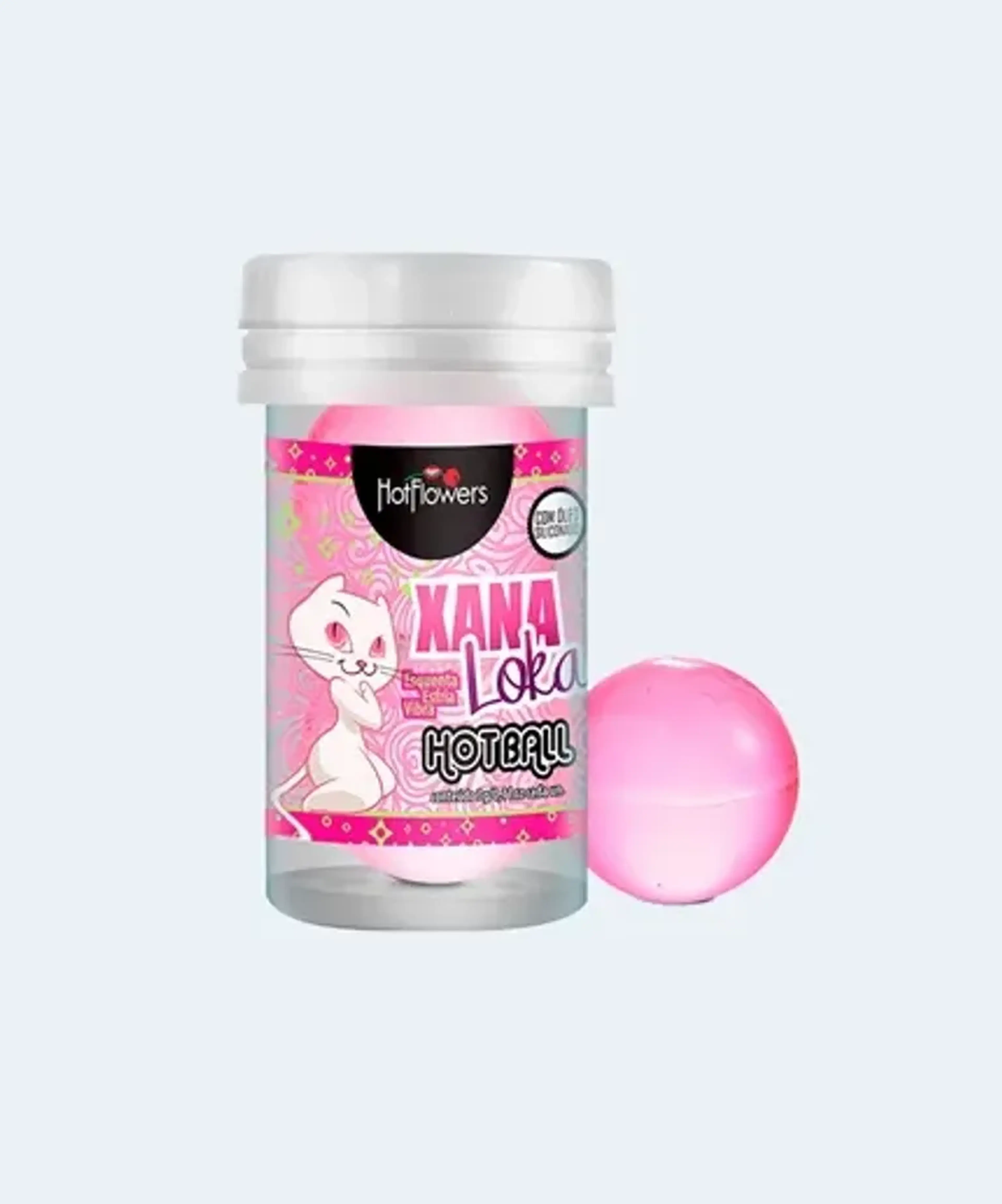 Hot Ball Bolinha Xana Loka Dupla 3g Hot Flowers imagem