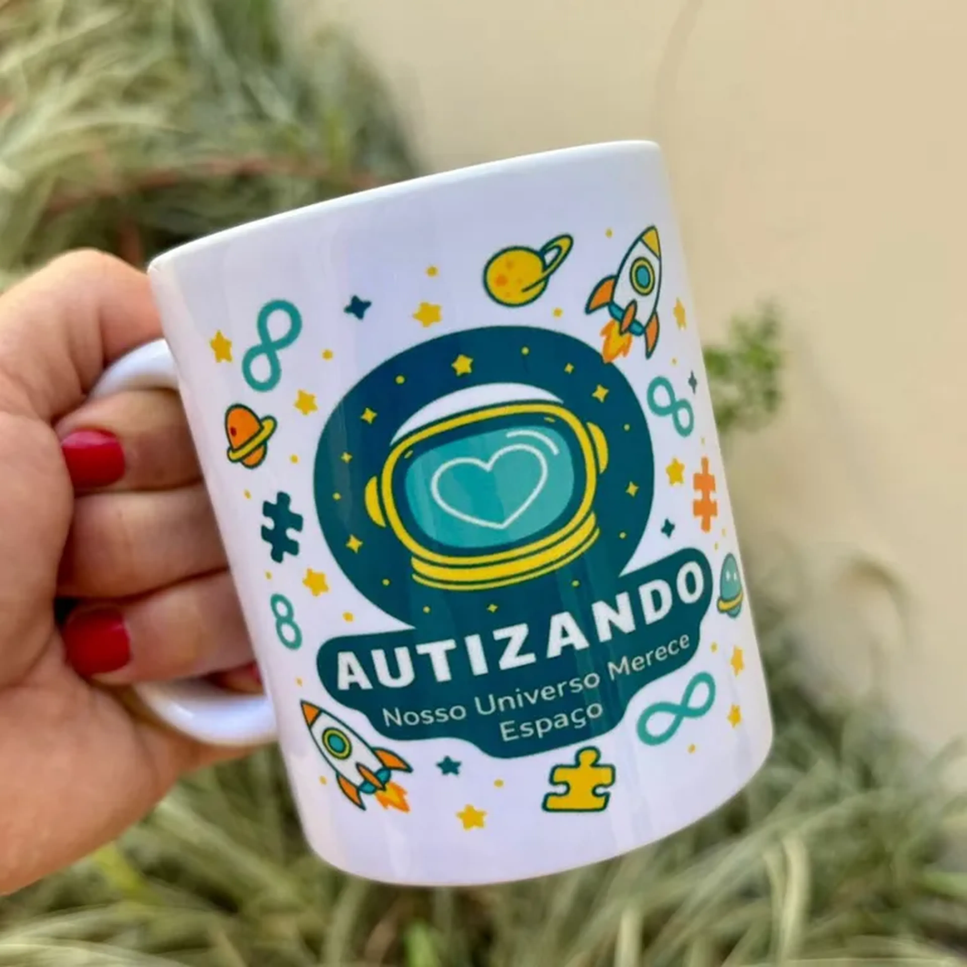 Caneca Autizando imagem