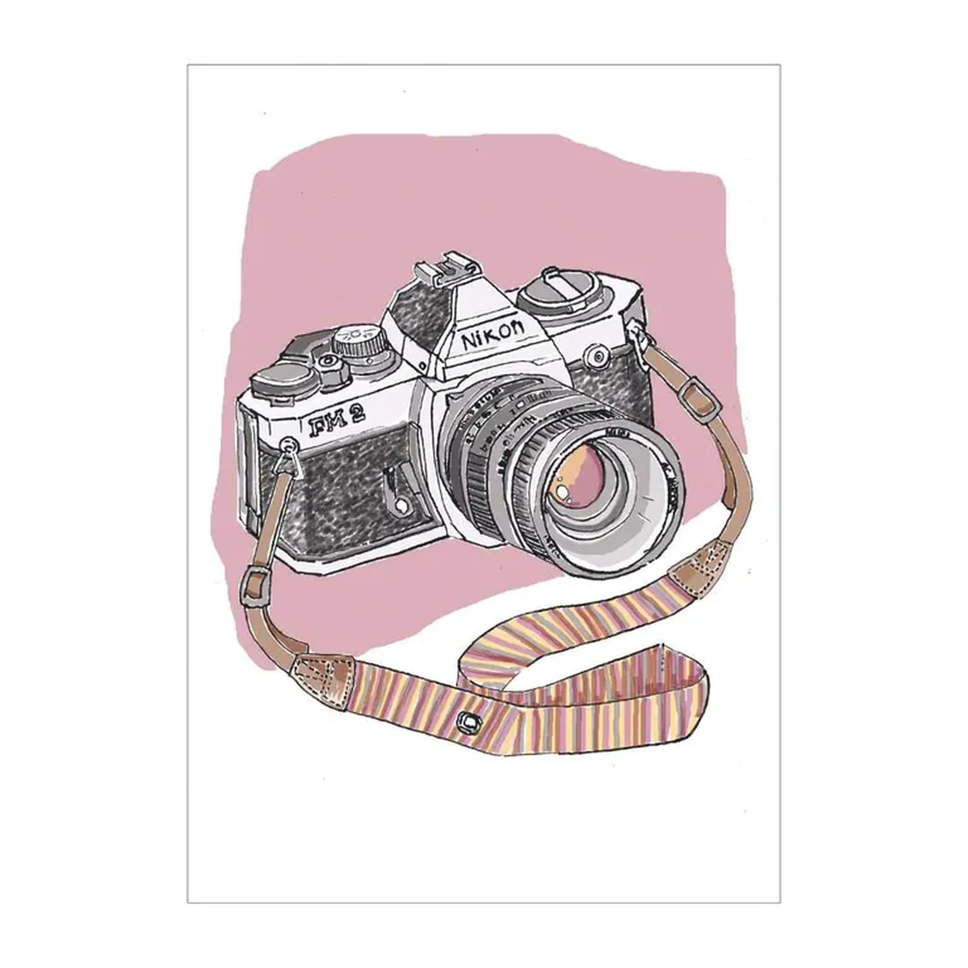 We Love Cameras - Nikon FM2 - 42x60 cm gravura assinada imagem