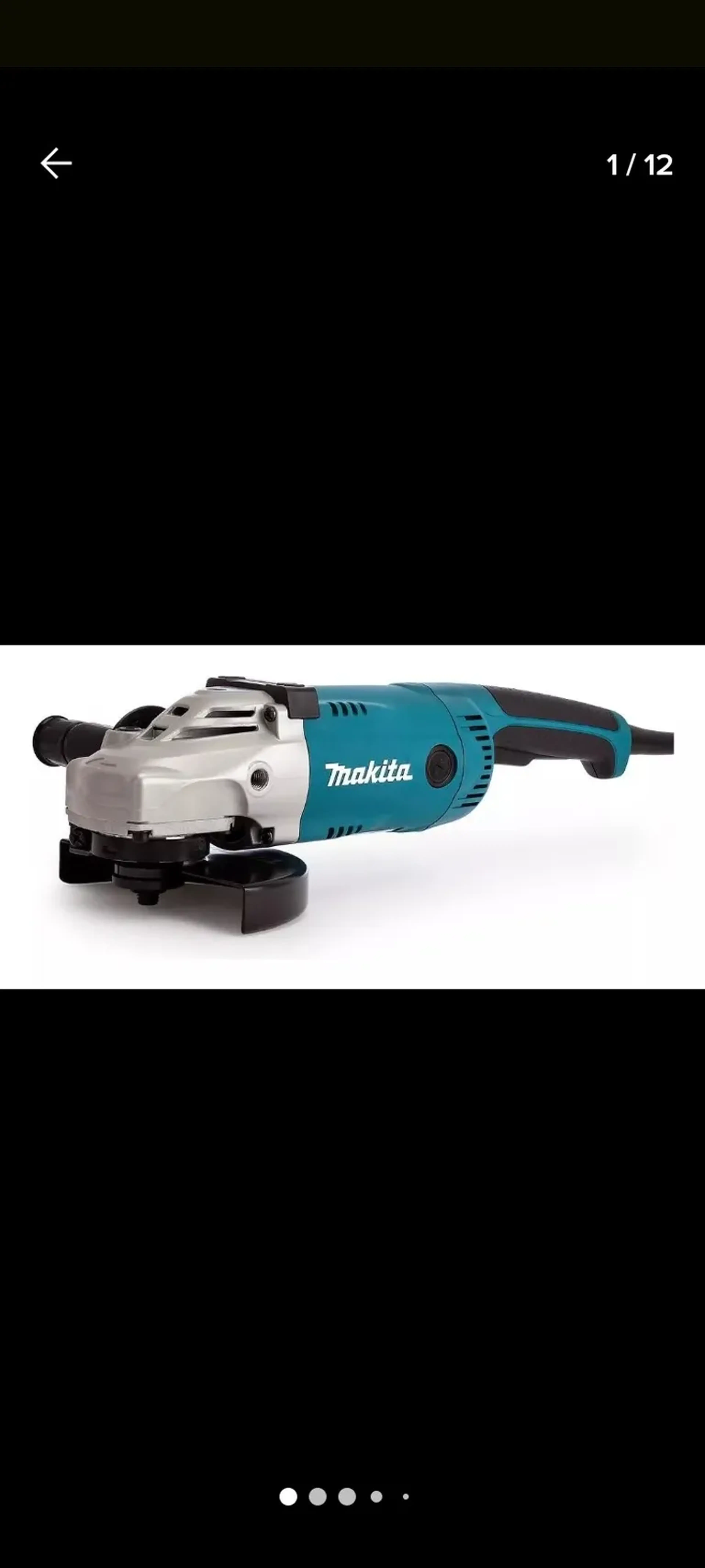 Esmerilhadeira angular 7 polegadas 2.200w makita imagem