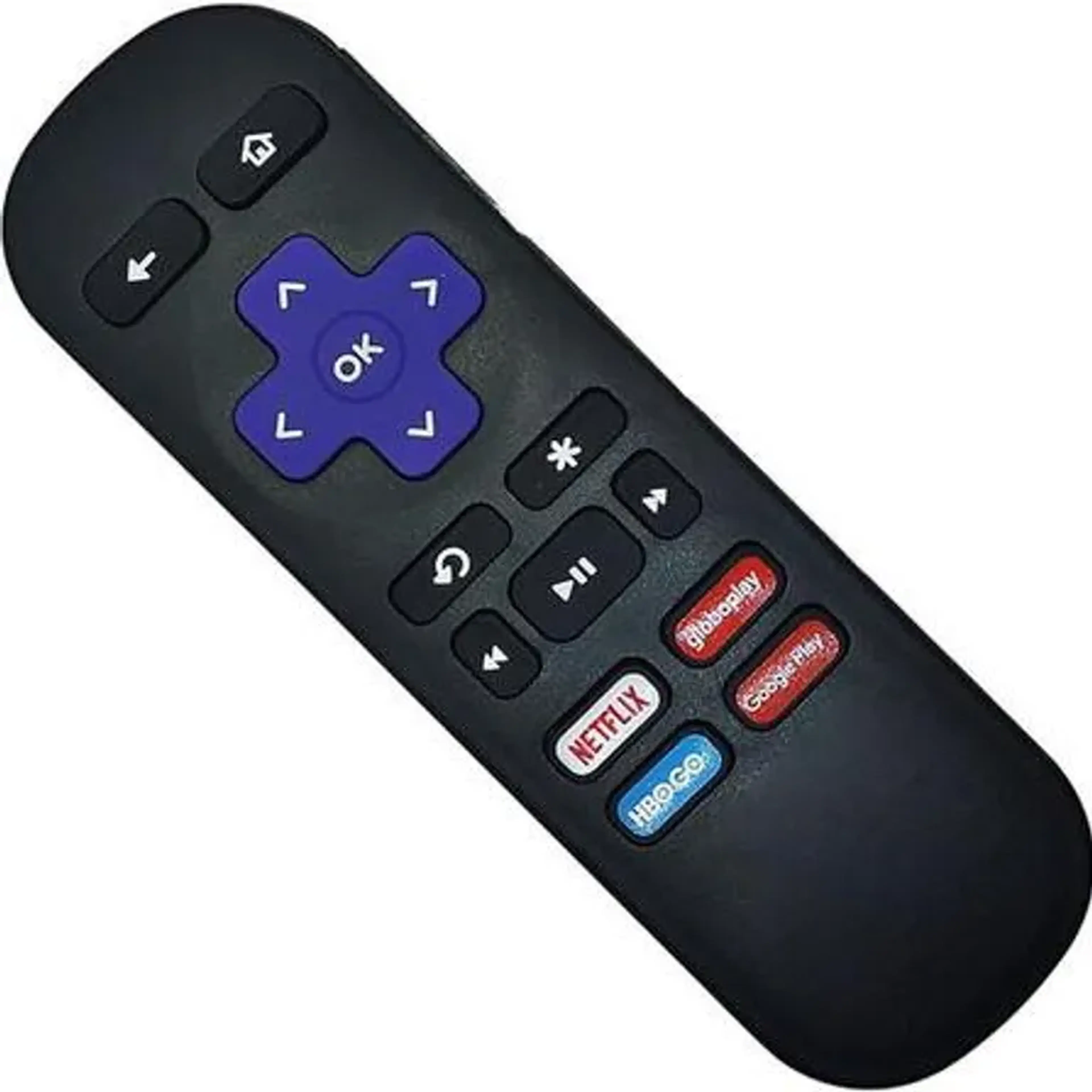 Controle TV ROKU EXPRESS Teclas Netflix HBOGO Globoplay LE7146 imagem