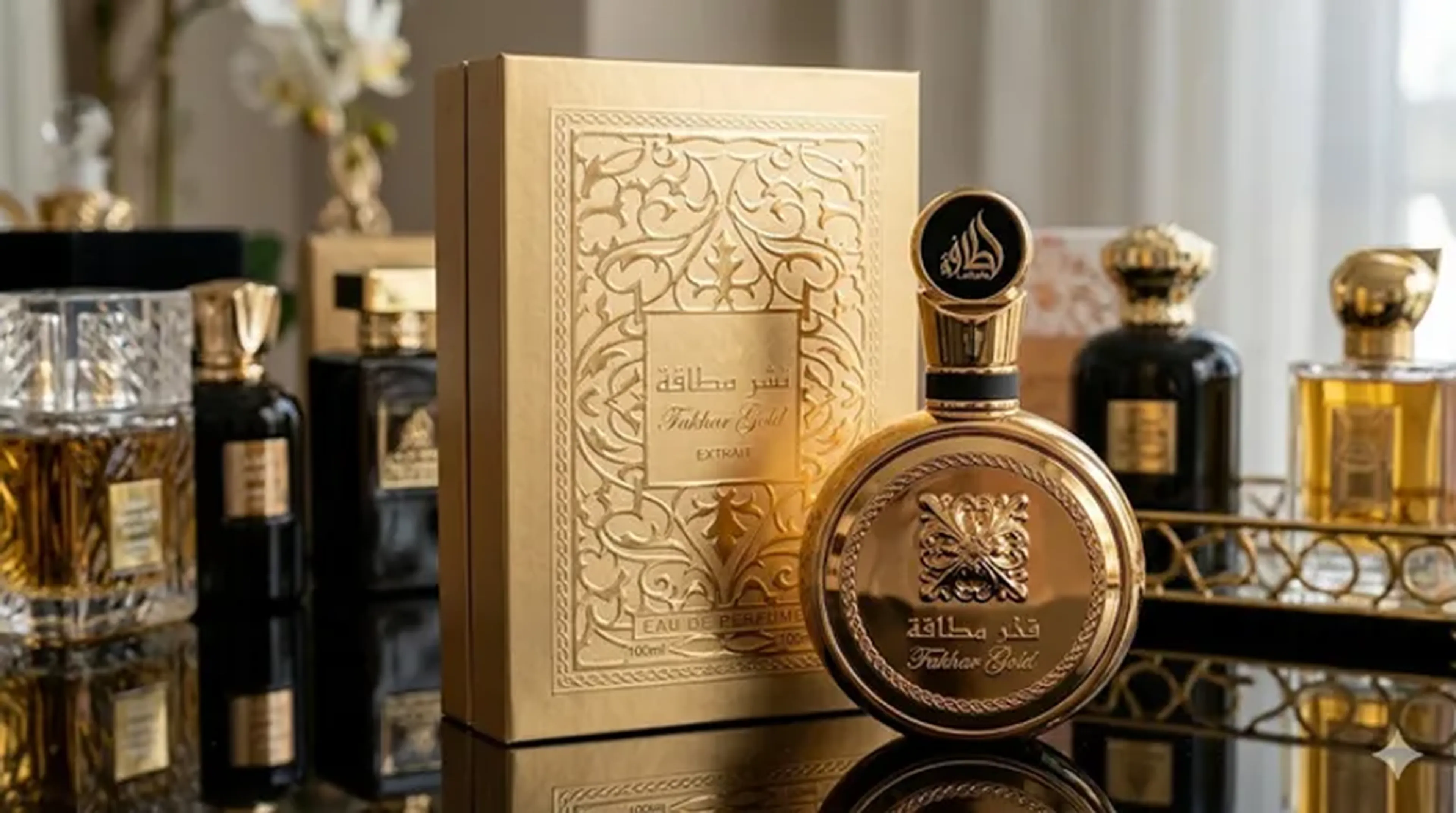 Lattafa Fakhar Gold Extrait Eau de Perfume 100ml imagem