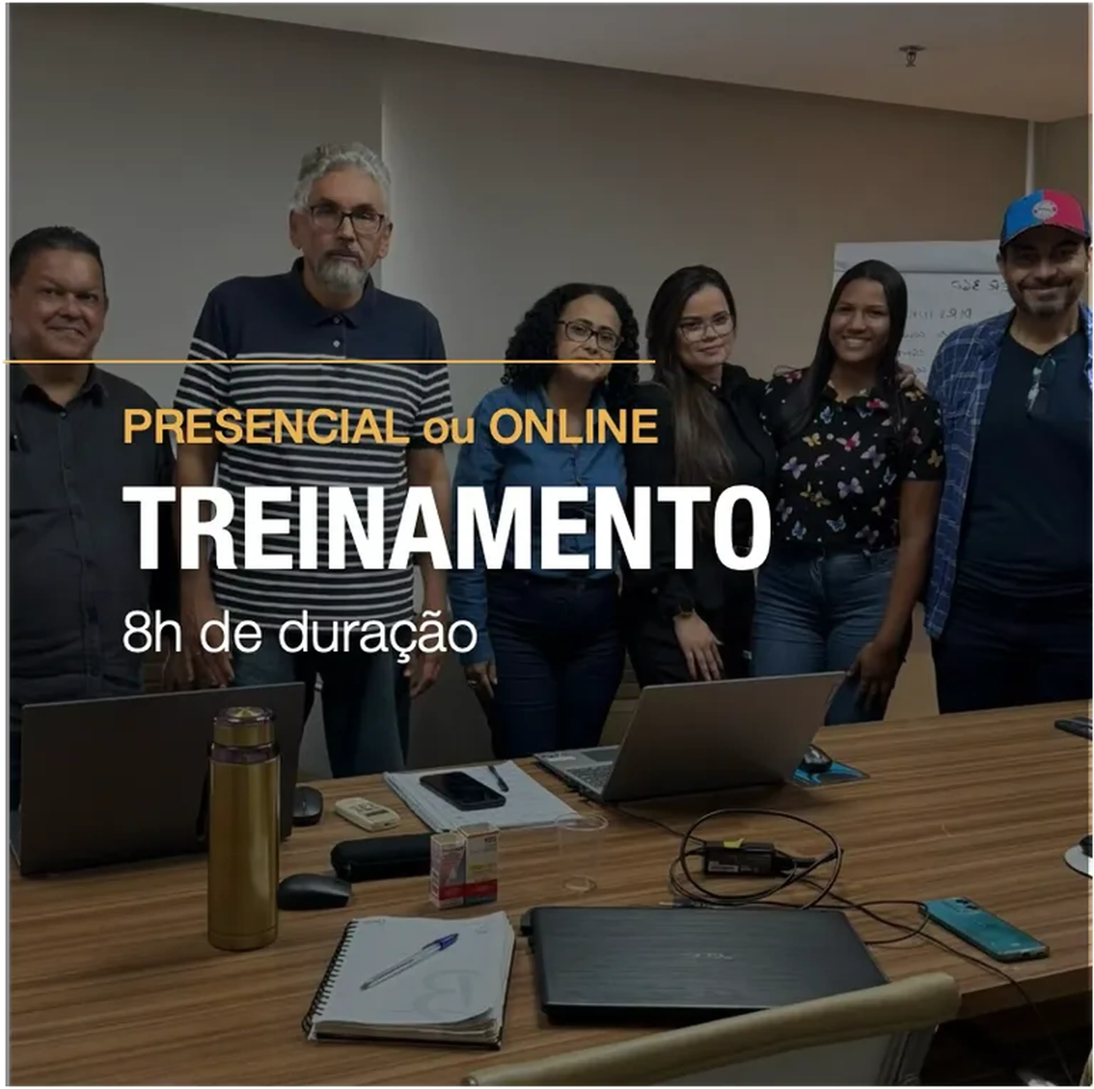 ATÉ 05 PESSOAS | presencial ou online | duração: 8h imagem