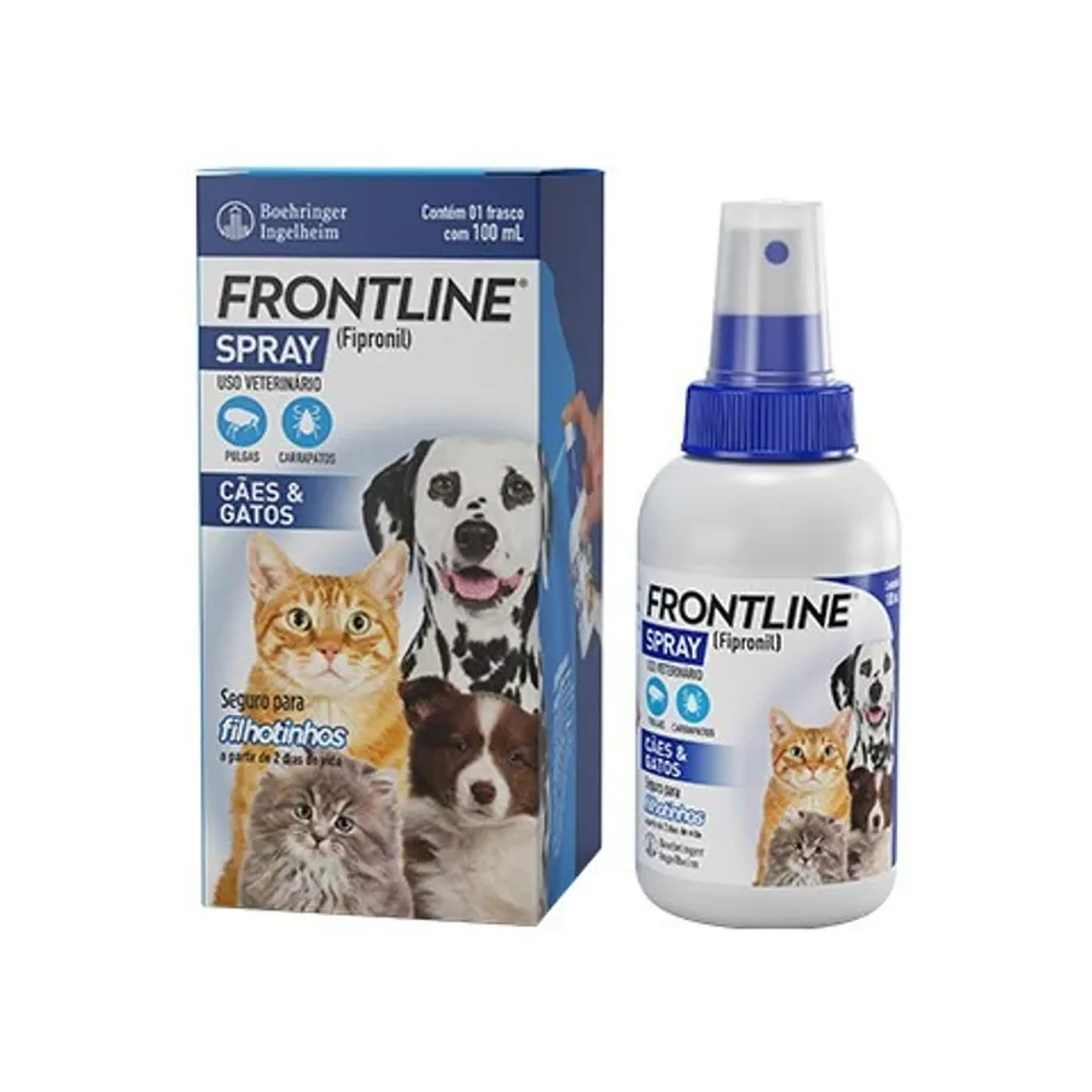 Frontiline Spray Cães e gatos 100 ml imagem
