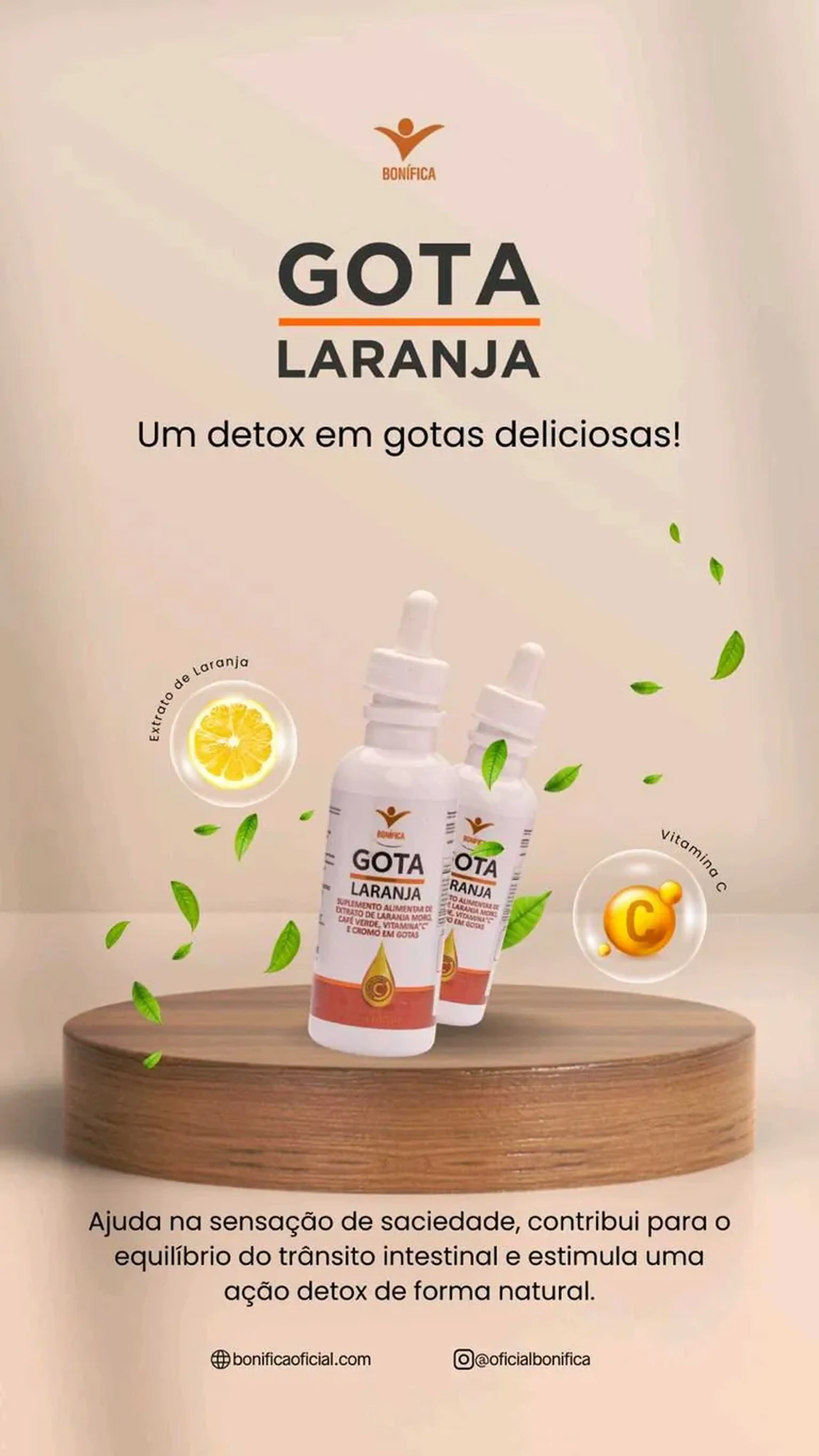 Gota Laranja BONIFICA imagem