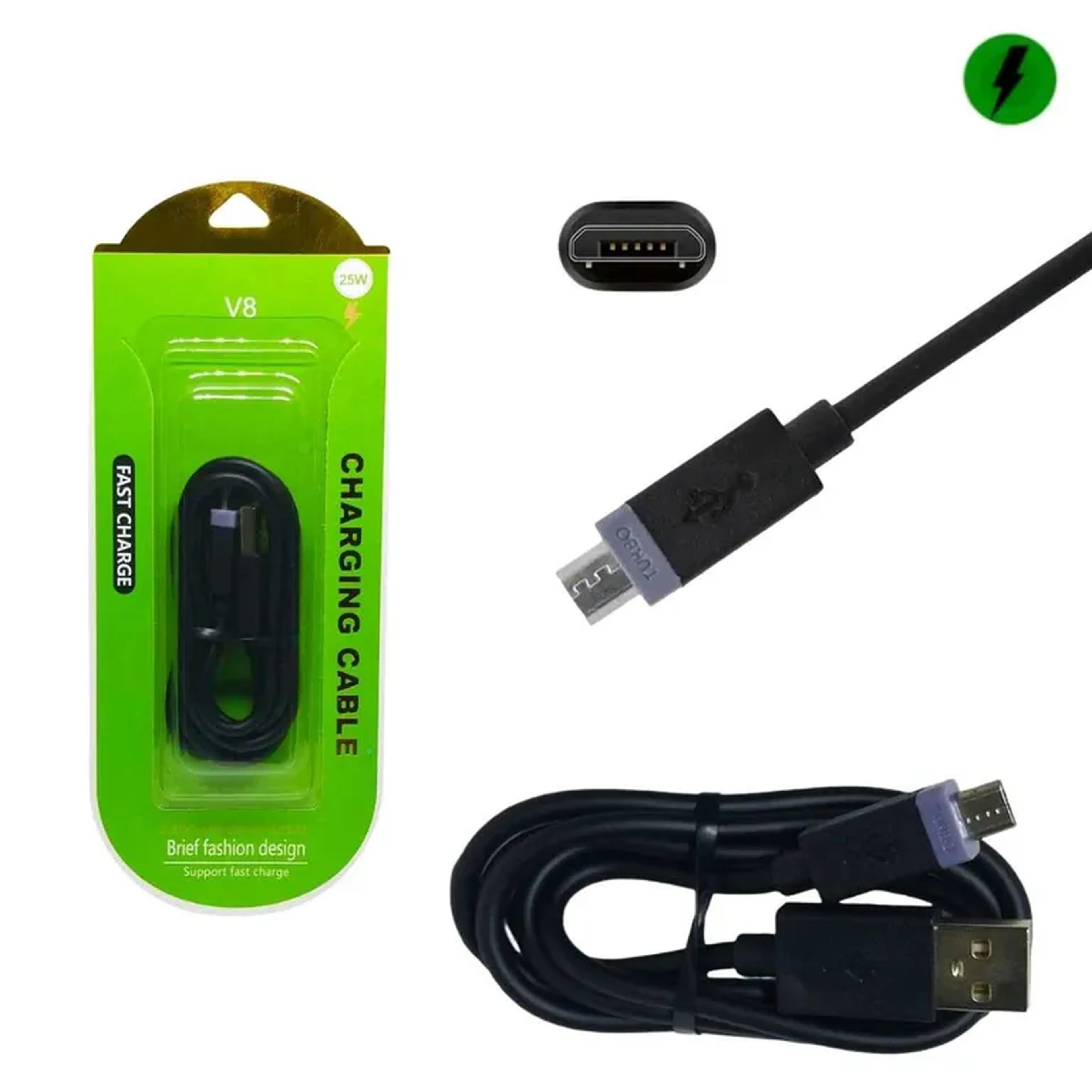 Cabo Usb Turbo V8, Charge imagem